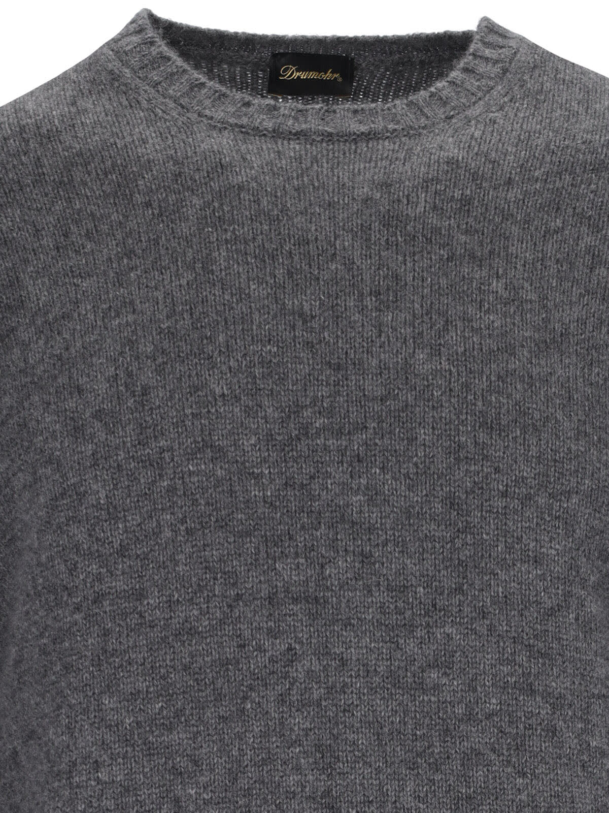 Drumohr Fine Knit Sweater In Gray