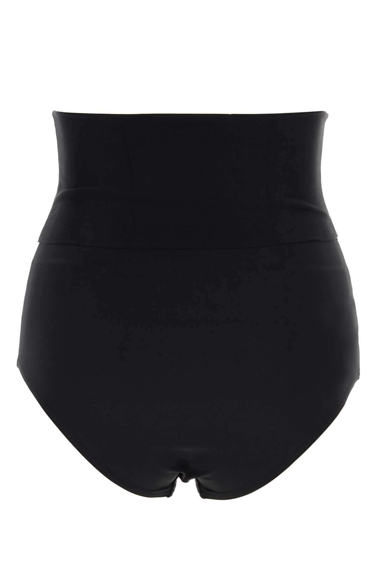 Shop Eres Black Stretch Nylon Bikini Bottom In Noir