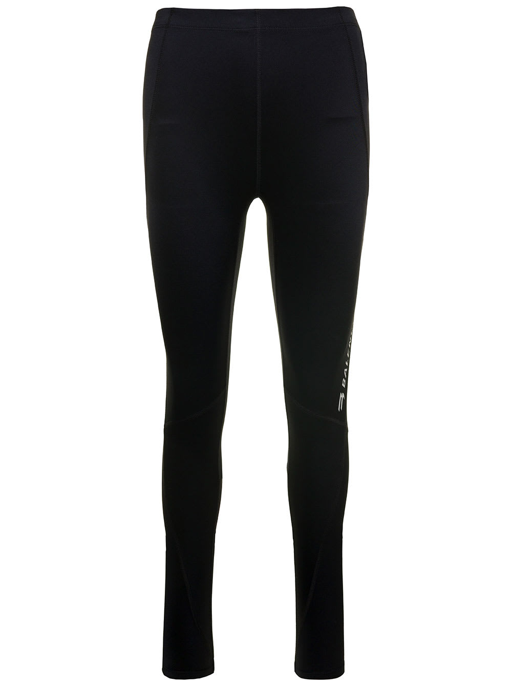 Leggings With Side Logo Detail In Stretch Spandex