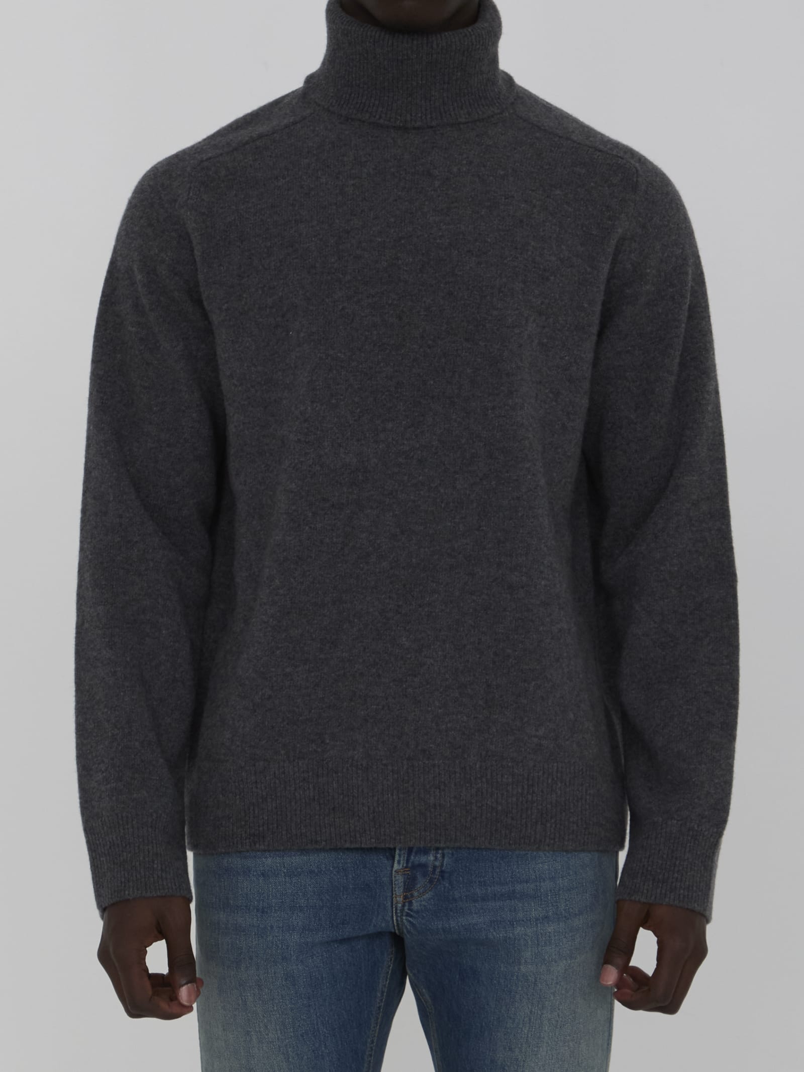 Shop Maison Margiela Wool Jumper In Black