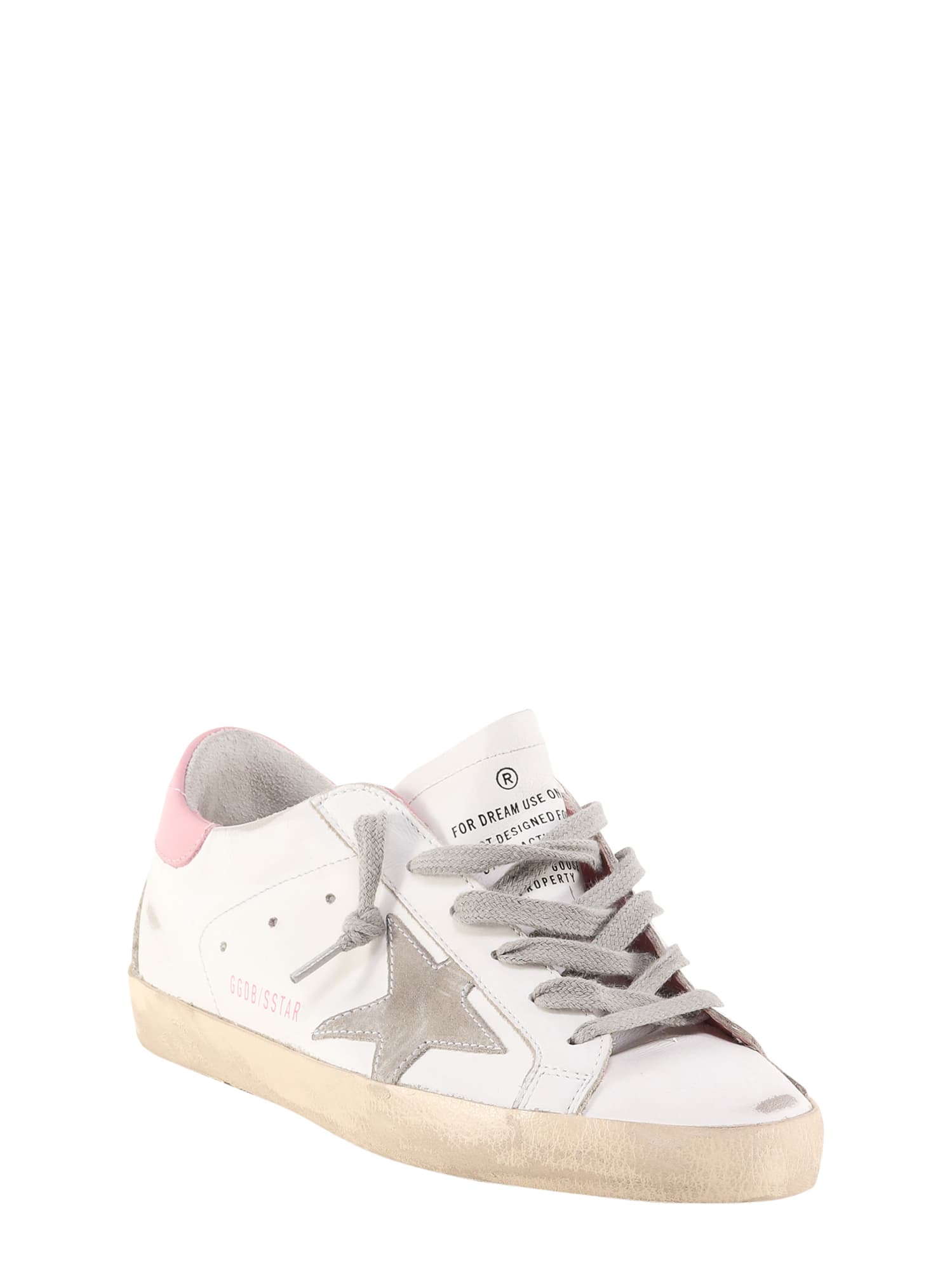 Shop Golden Goose Super-star Sneakers In White