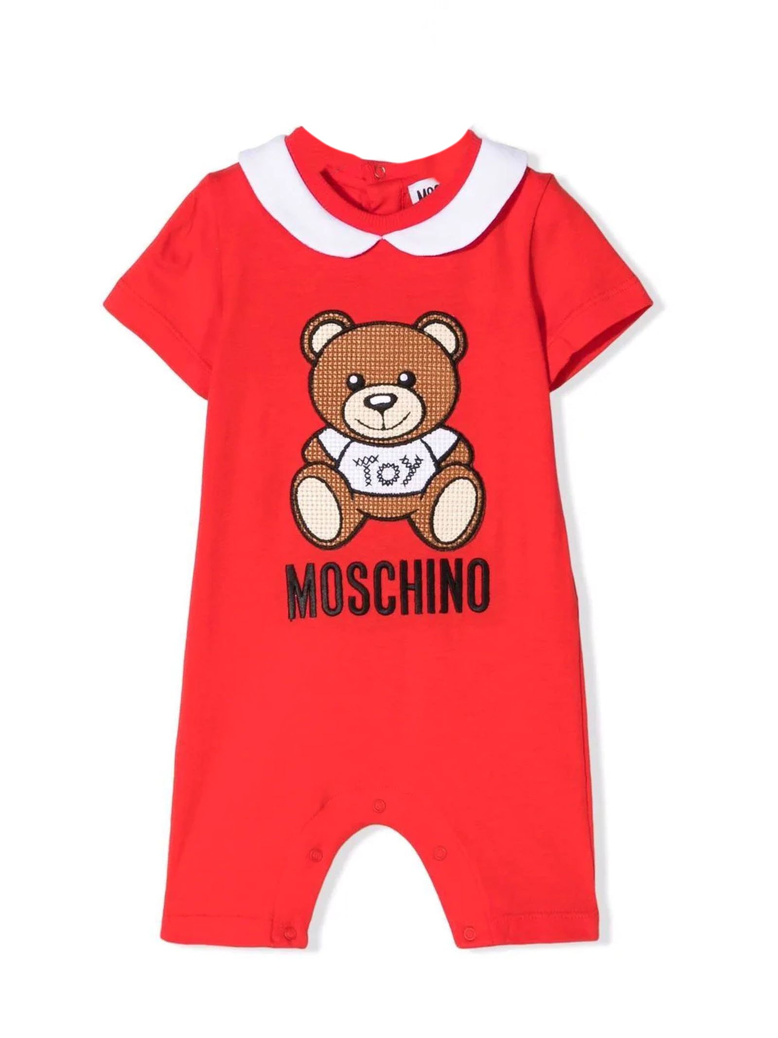 Moschino Red Polyester Romper