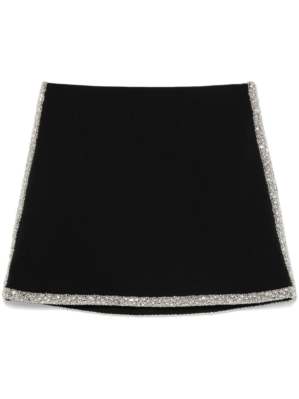 Shop Alice And Olivia Embellished Trim Skirt