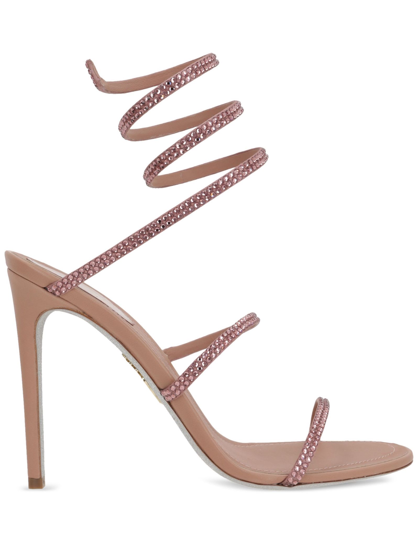 René Caovilla Cleo Rose Pink Sandals