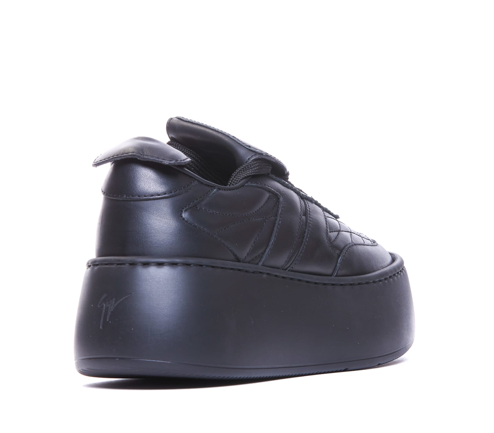 Shop Giuseppe Zanotti Gz League Maxi Sneakers In Black