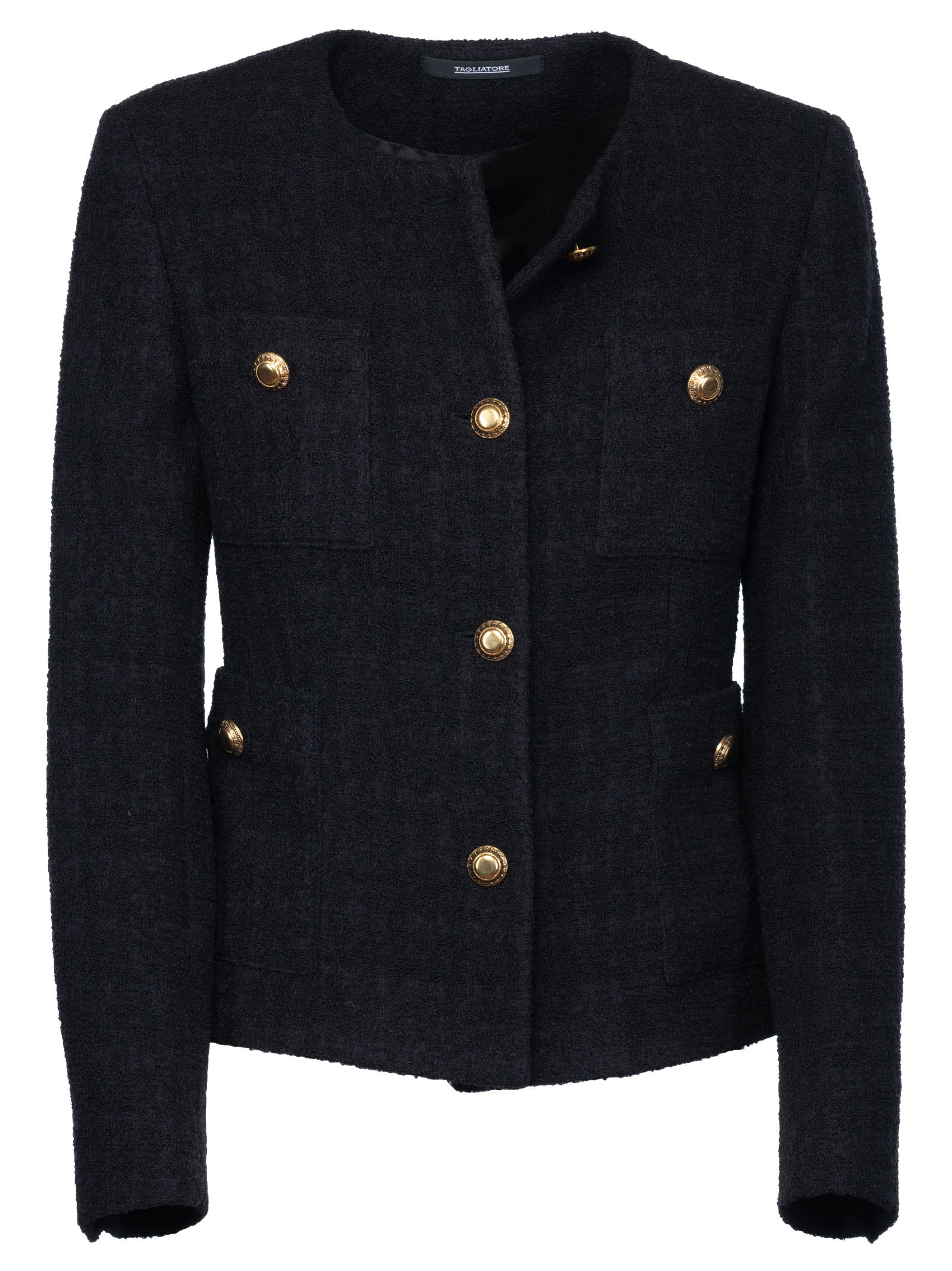 Shop Tagliatore Beverly Blazer In Nero