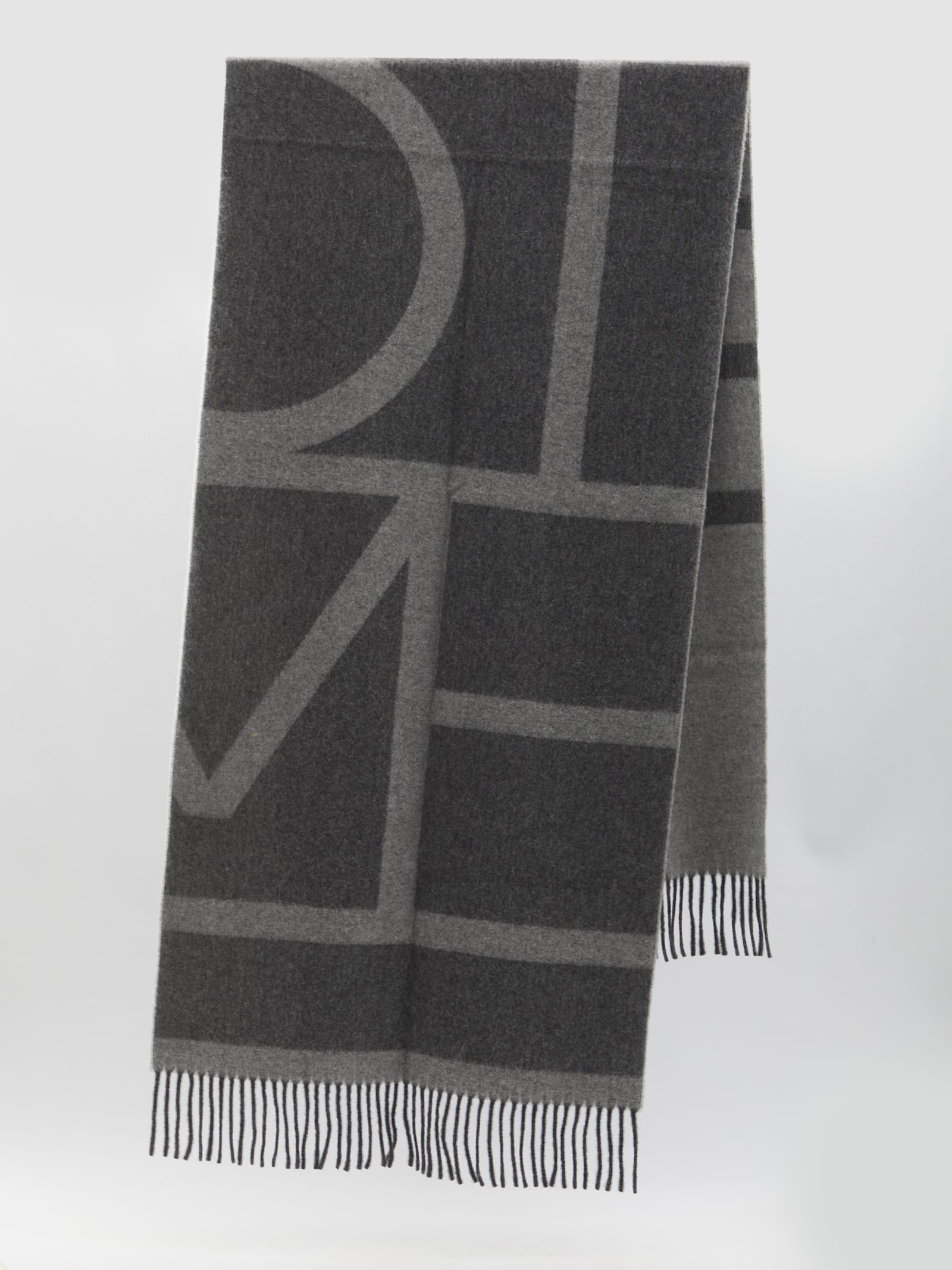 Totême Monogram Jacquard Scarf