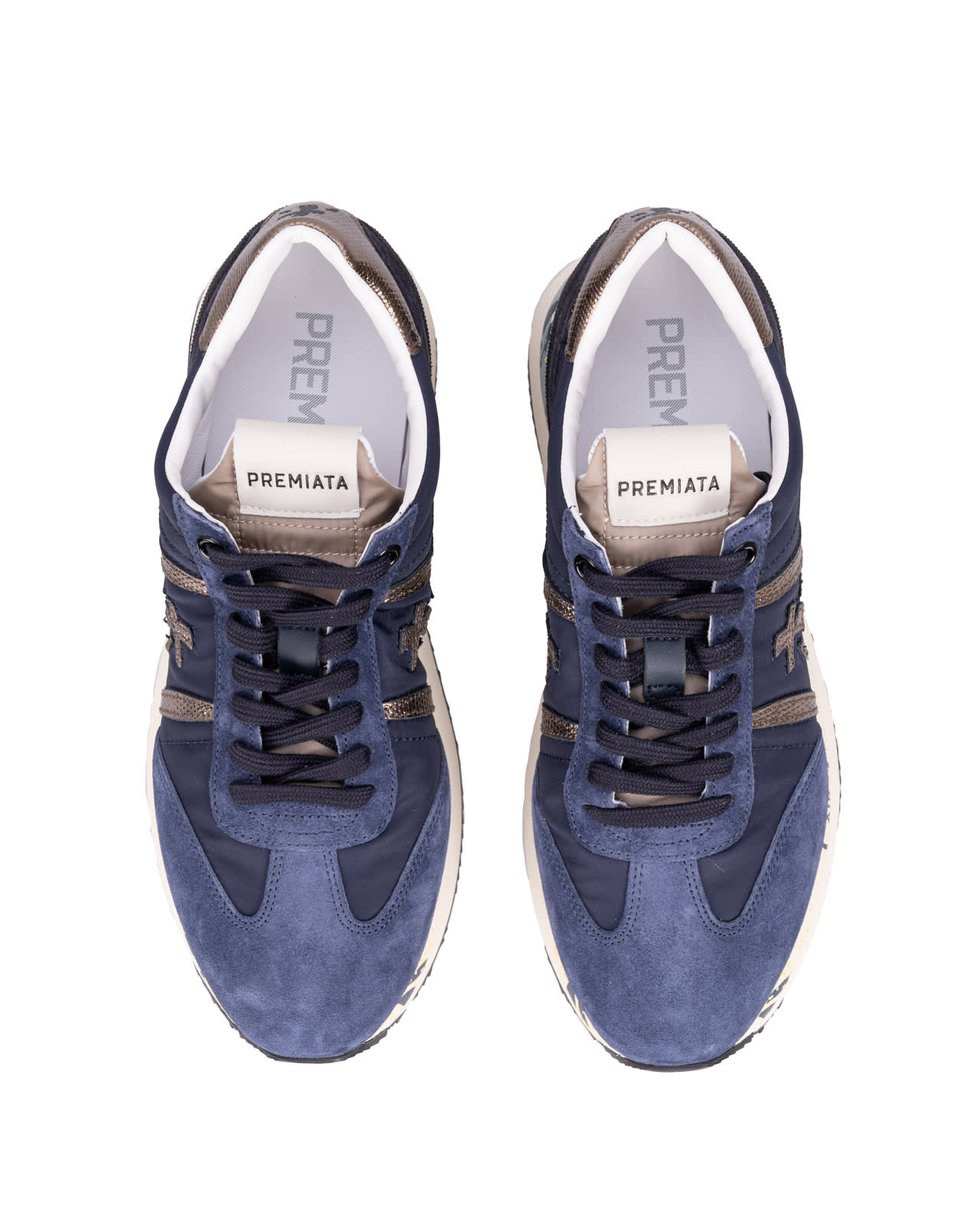 Shop Premiata Flat Shoes Blue