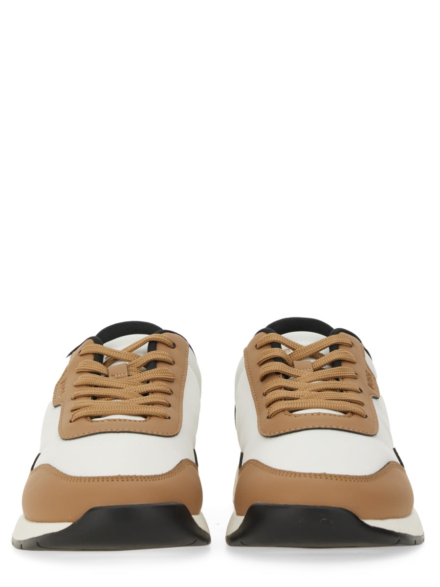 Hugo Boss Boss "titanium" Sneaker In White