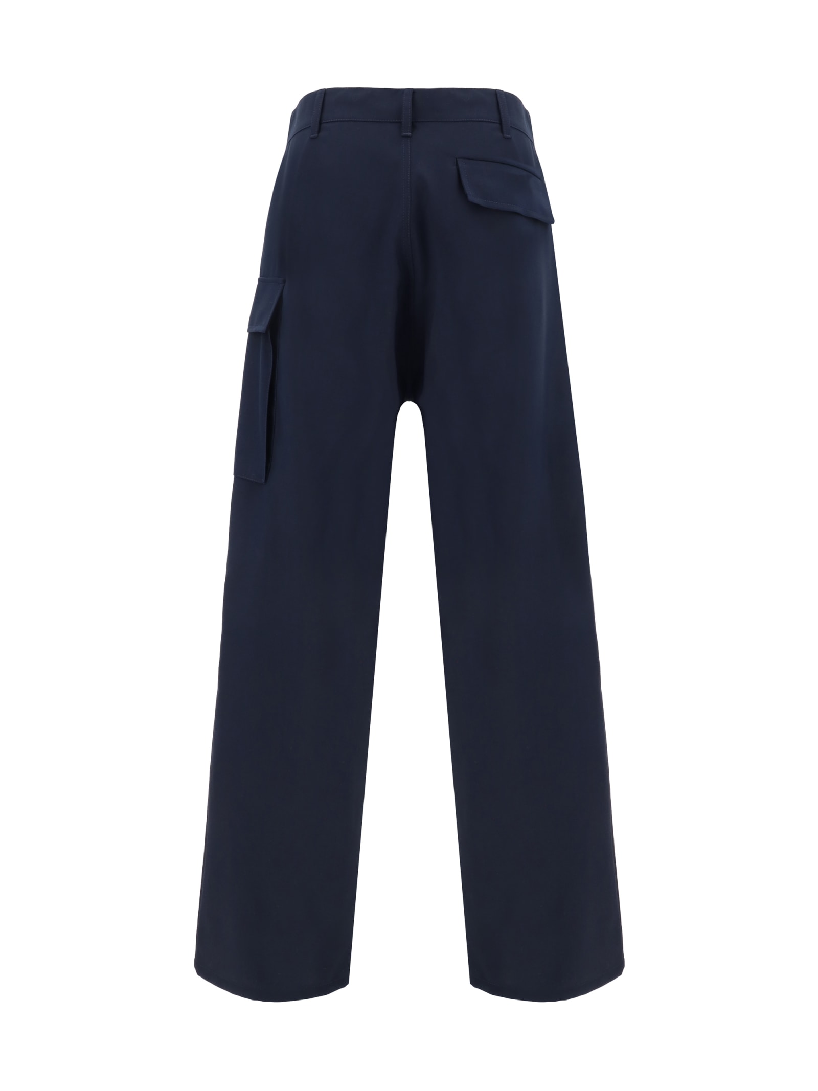 Shop Marni Pants In Blublack