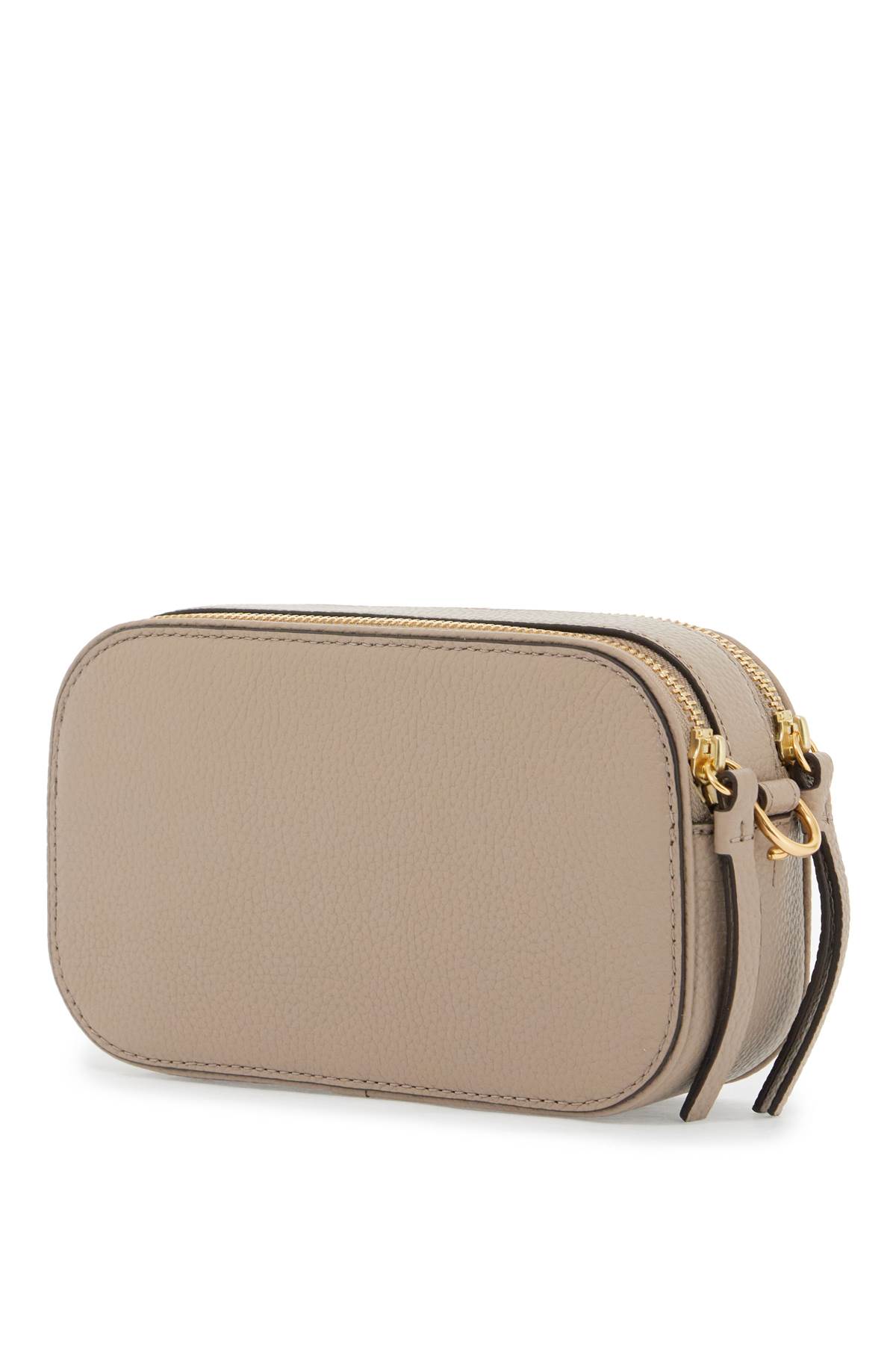 Shop Tory Burch Miller Mini Crossbody Bag In Fresh Clay (grey)