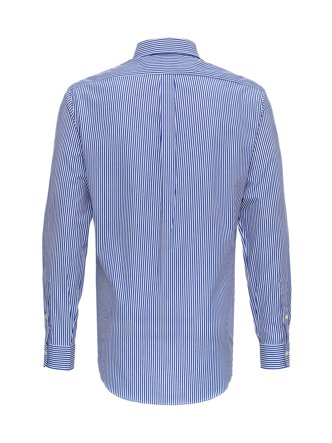 Shop Polo Ralph Lauren Striped Button Down Shirt In Blue White Hairline Strip