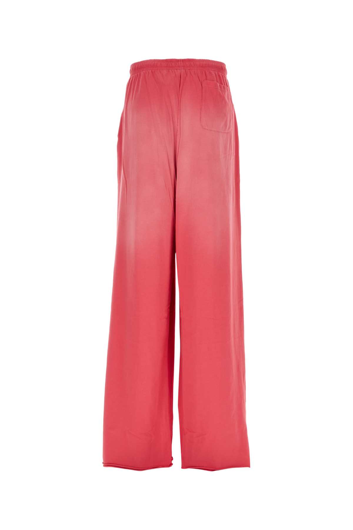 Shop Vetements Pink Cotton Joggers In Washedpink
