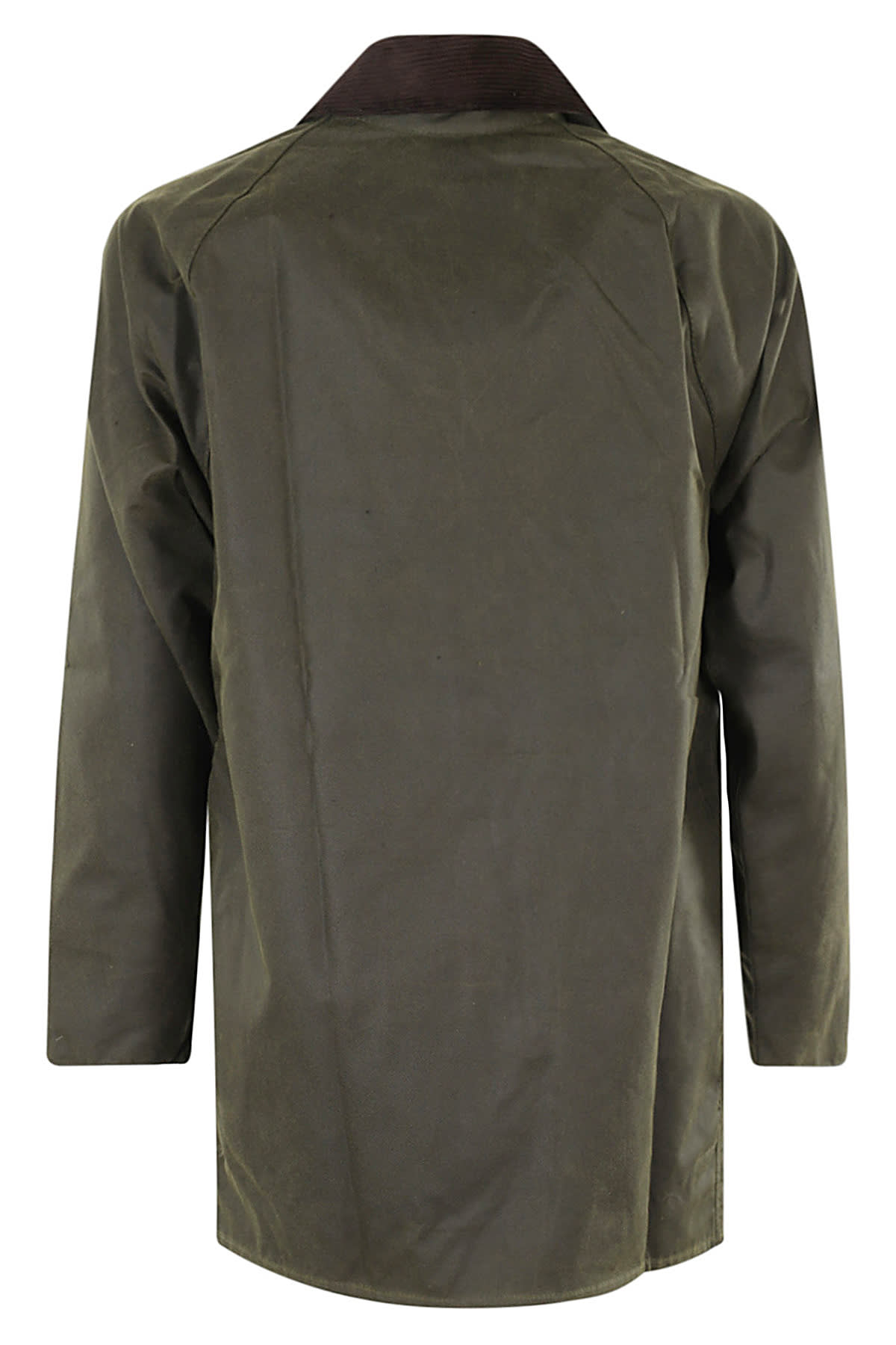 Barbour Beaufort Long Sleeved Snapped Jacket In Archive Olive