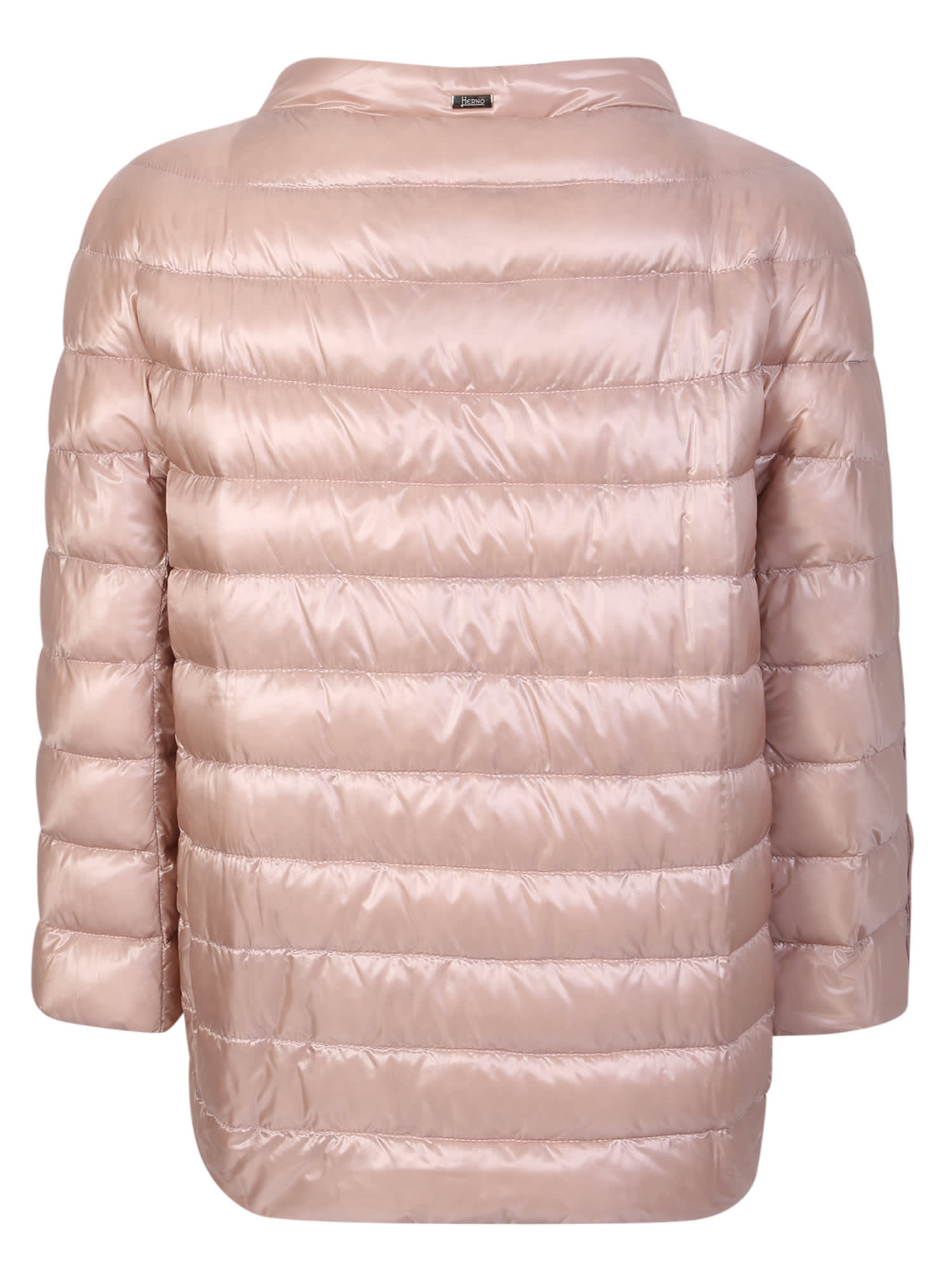Shop Herno Pink Puffer Jacket