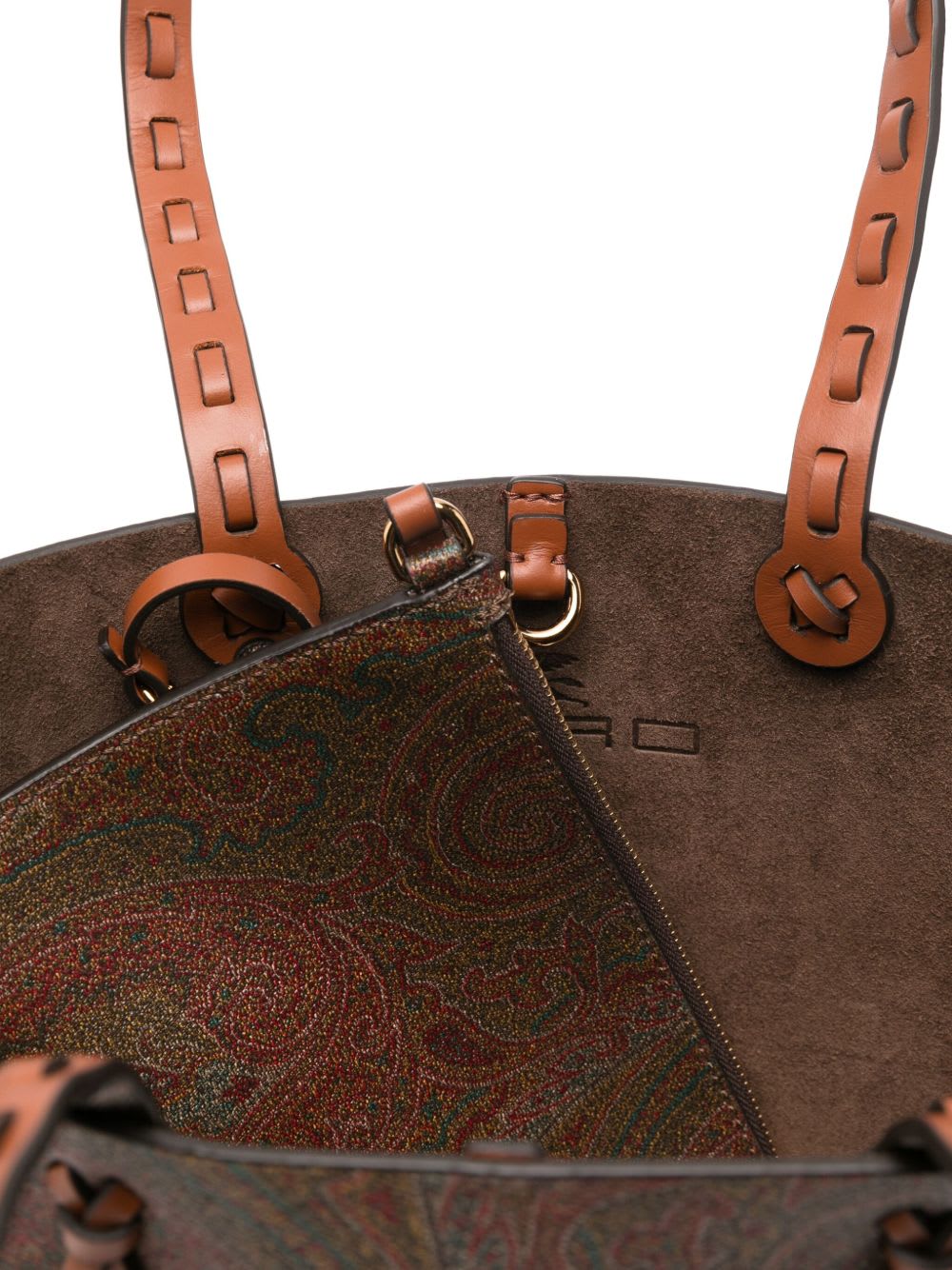 Etro Tote Bag In Brown