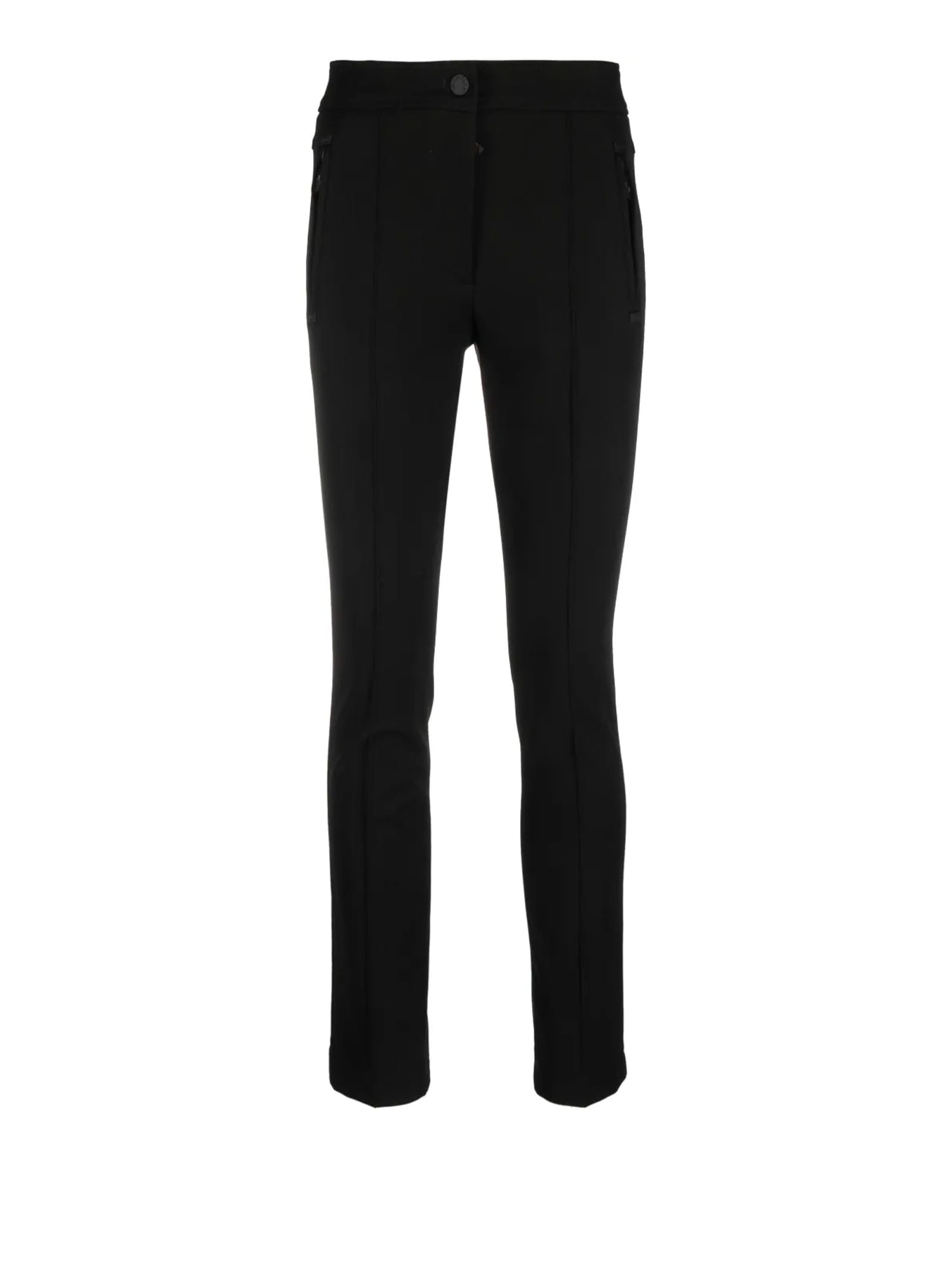 Moncler Grenoble Slim Fit Stretch Trousers In Black