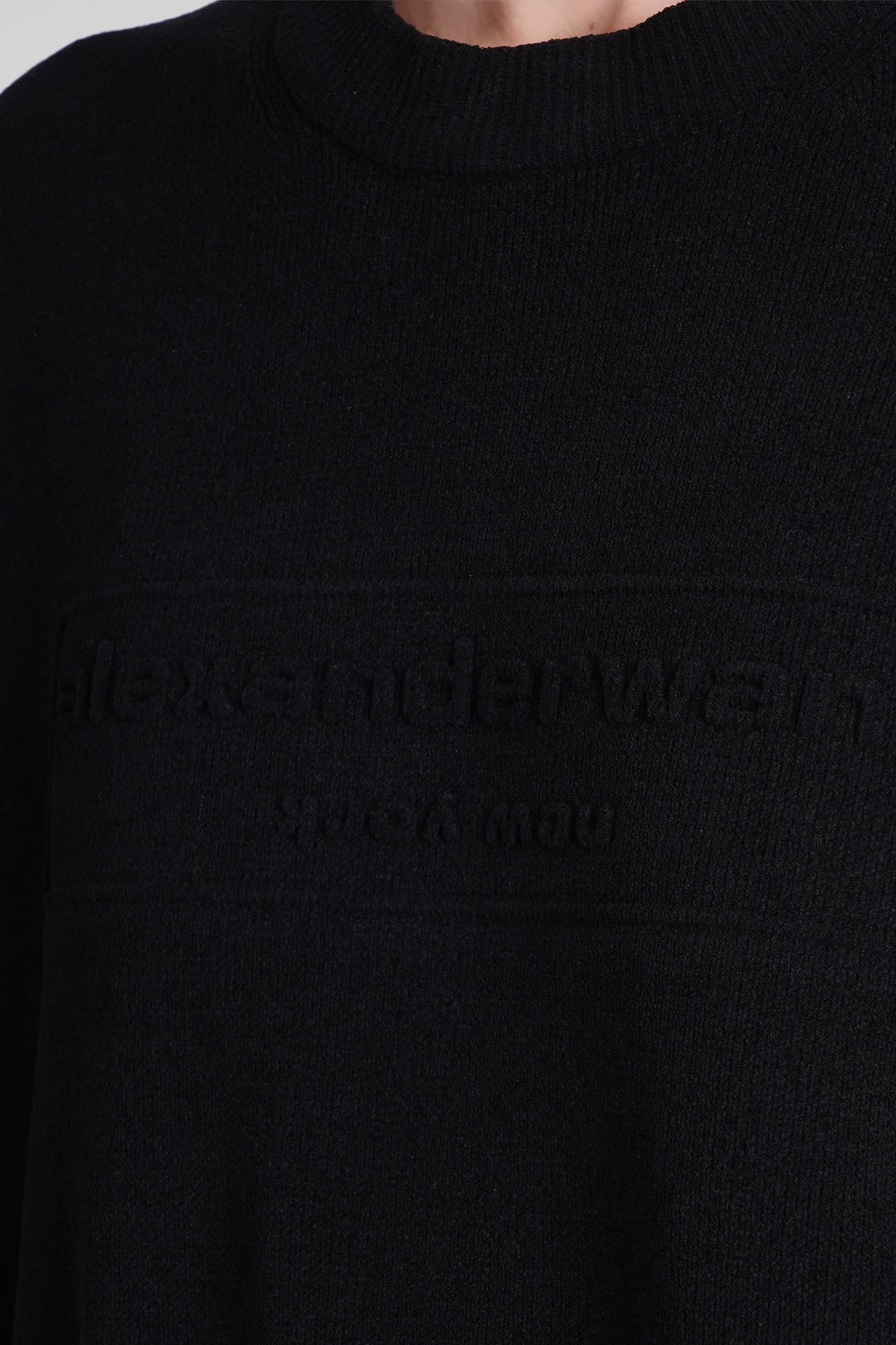 Shop Alexander Wang Knitwear In Black Polyester