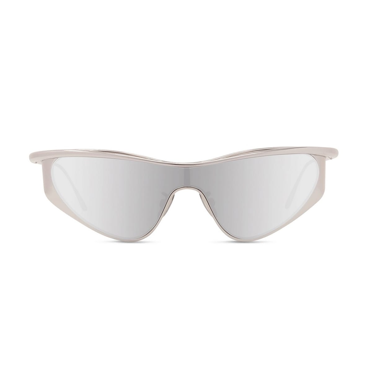 Loewe Lw40165u Signature 16c Argento Sunglasses In White