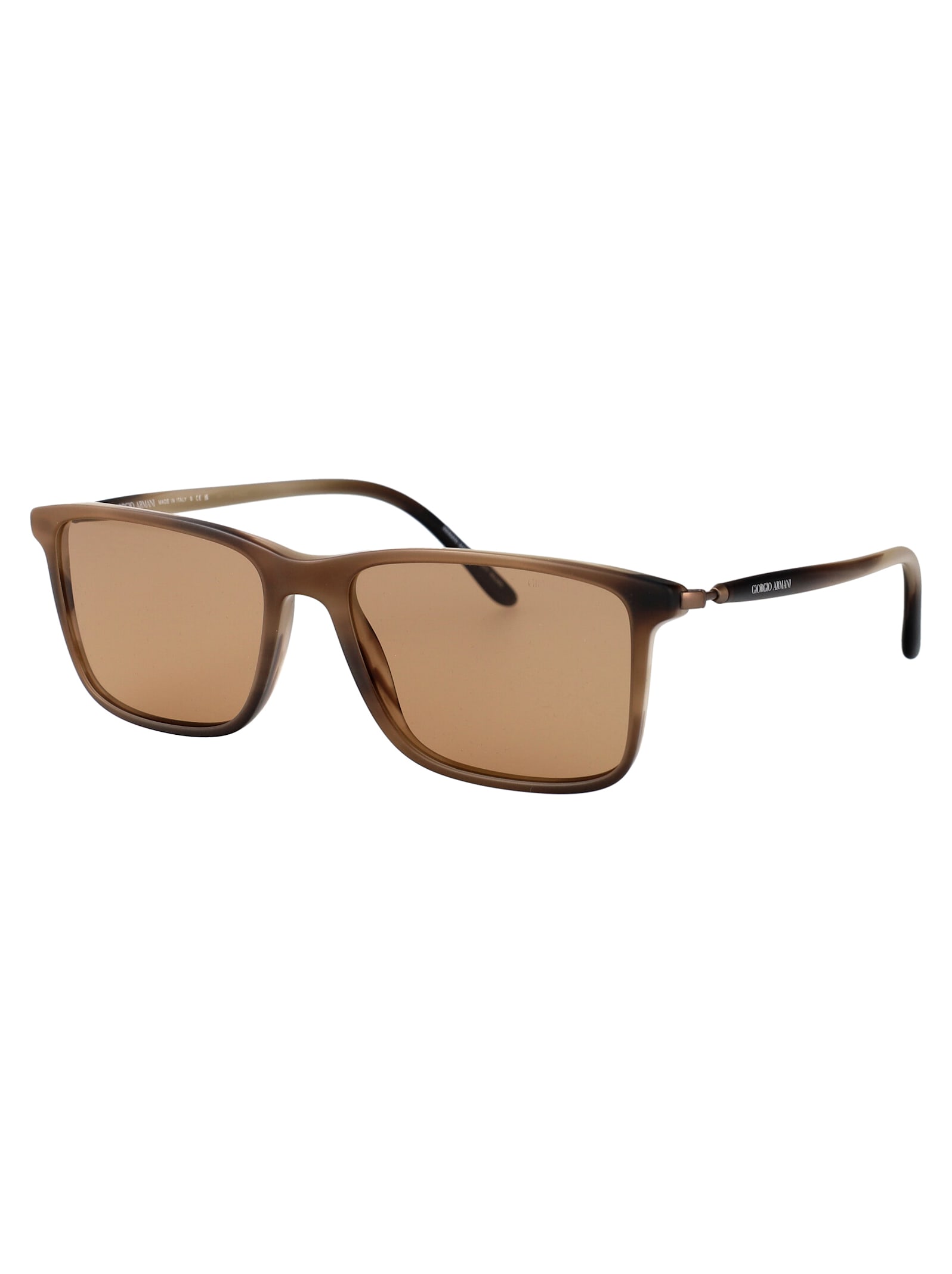 Giorgio Armani 0ar8218 Sunglasses In Matte Brown