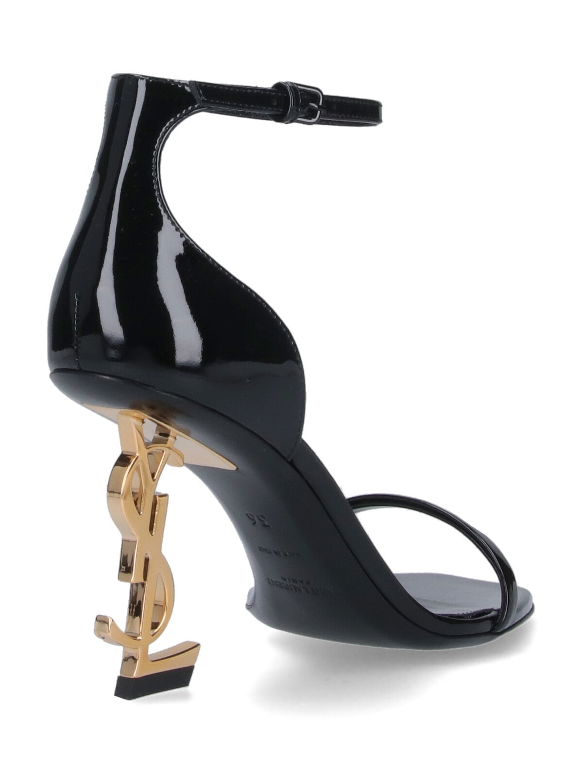 Saint Laurent Opyum Heeled Sandals In Multi