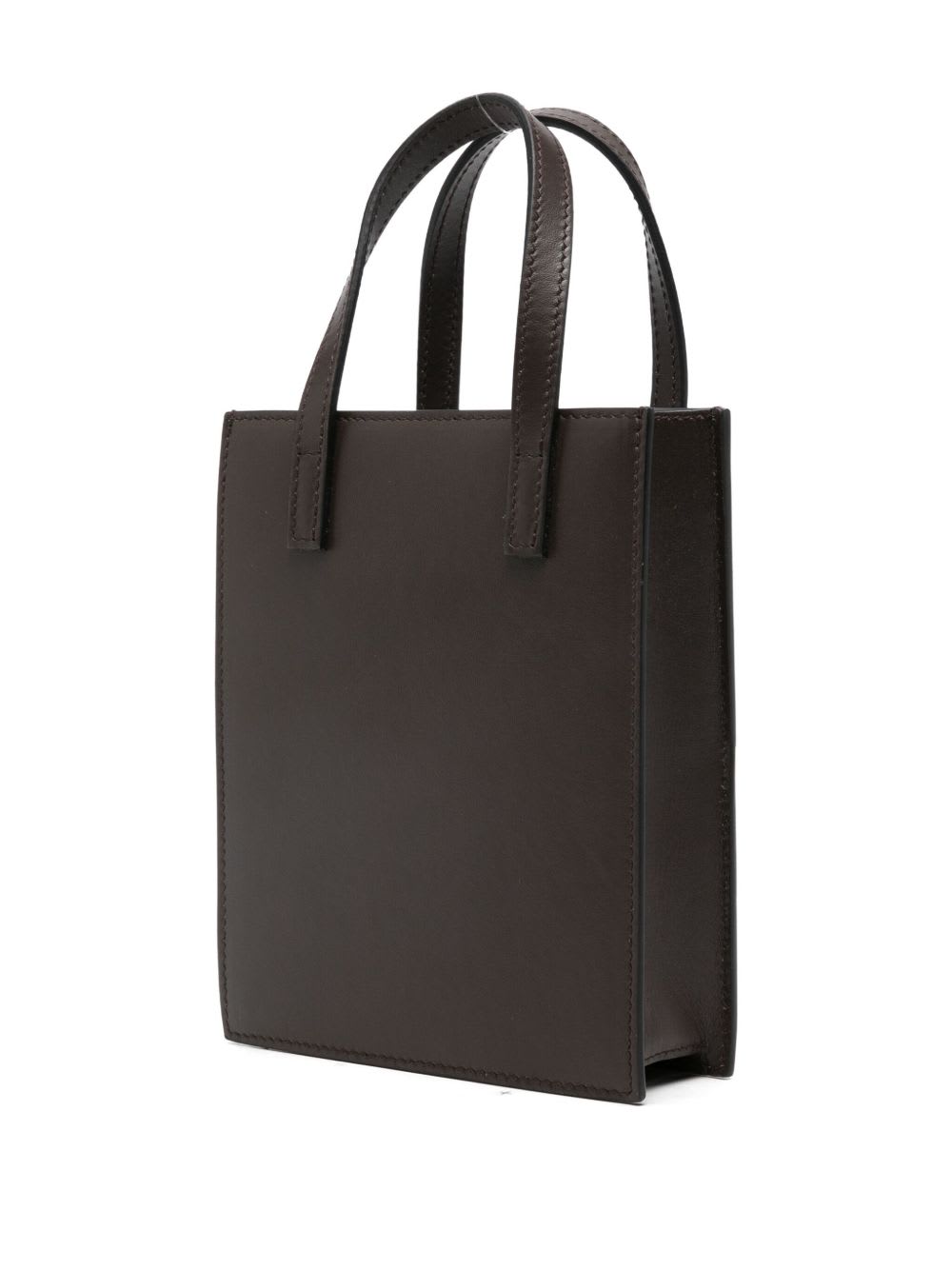 Hidesins Flap Leather Mini Bag In Brown