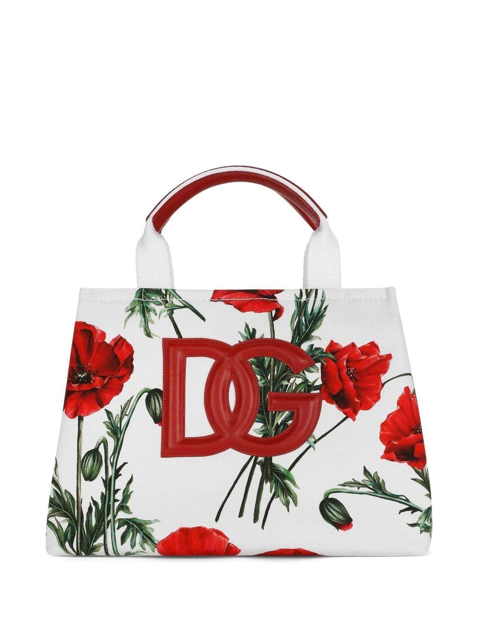 Dolce & Gabbana White Leather Bag