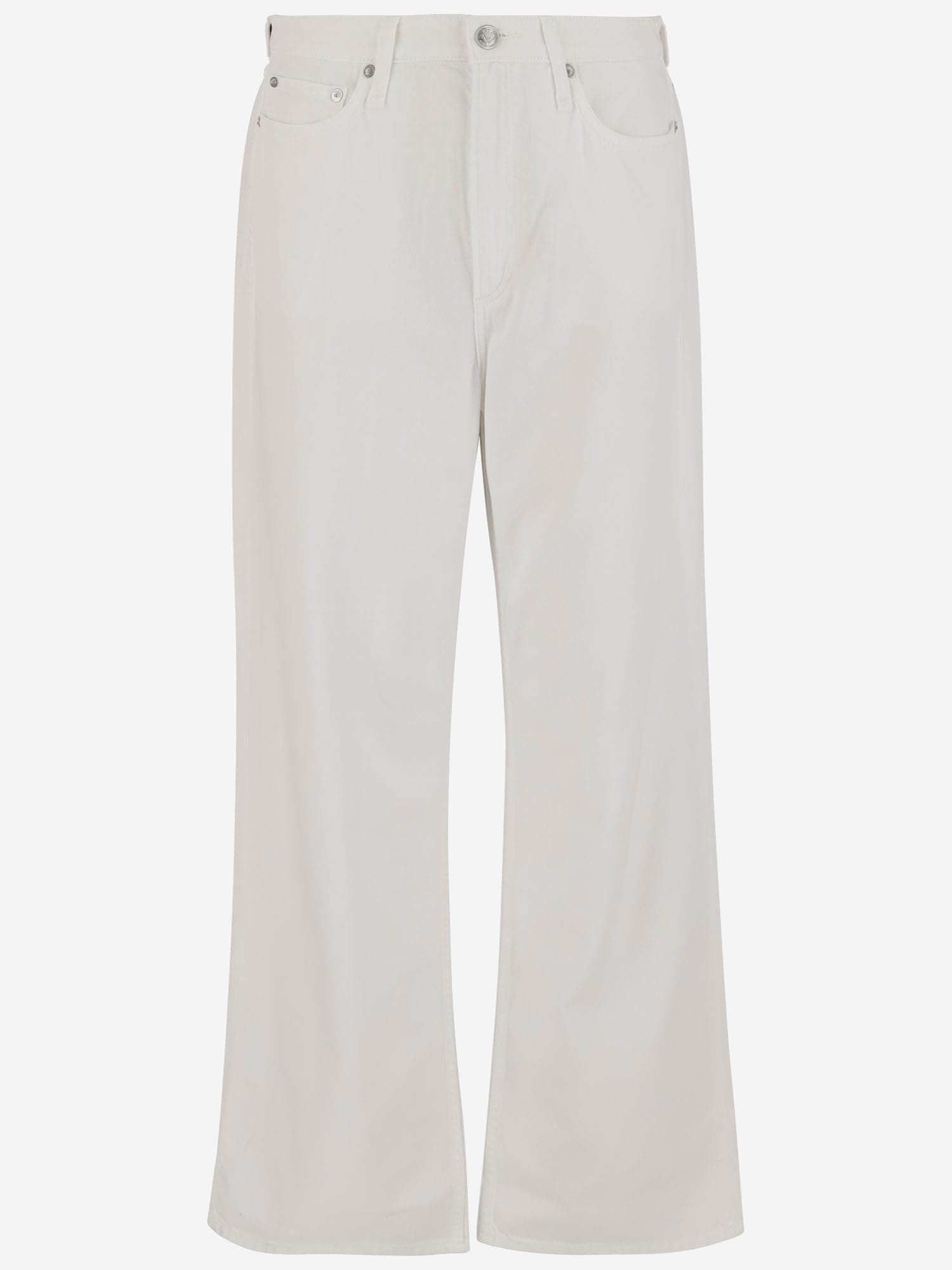 Rag & Bone Cotton Blend Jeans In White