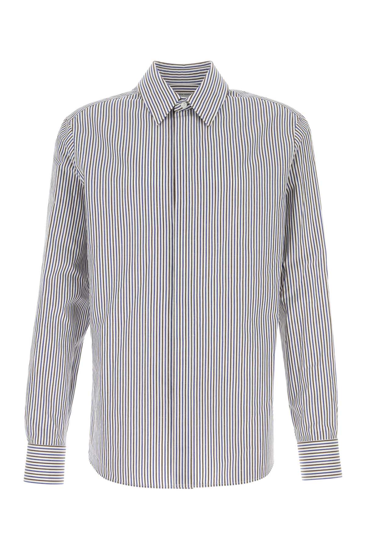 Embroidered Cotton Blend Shirt