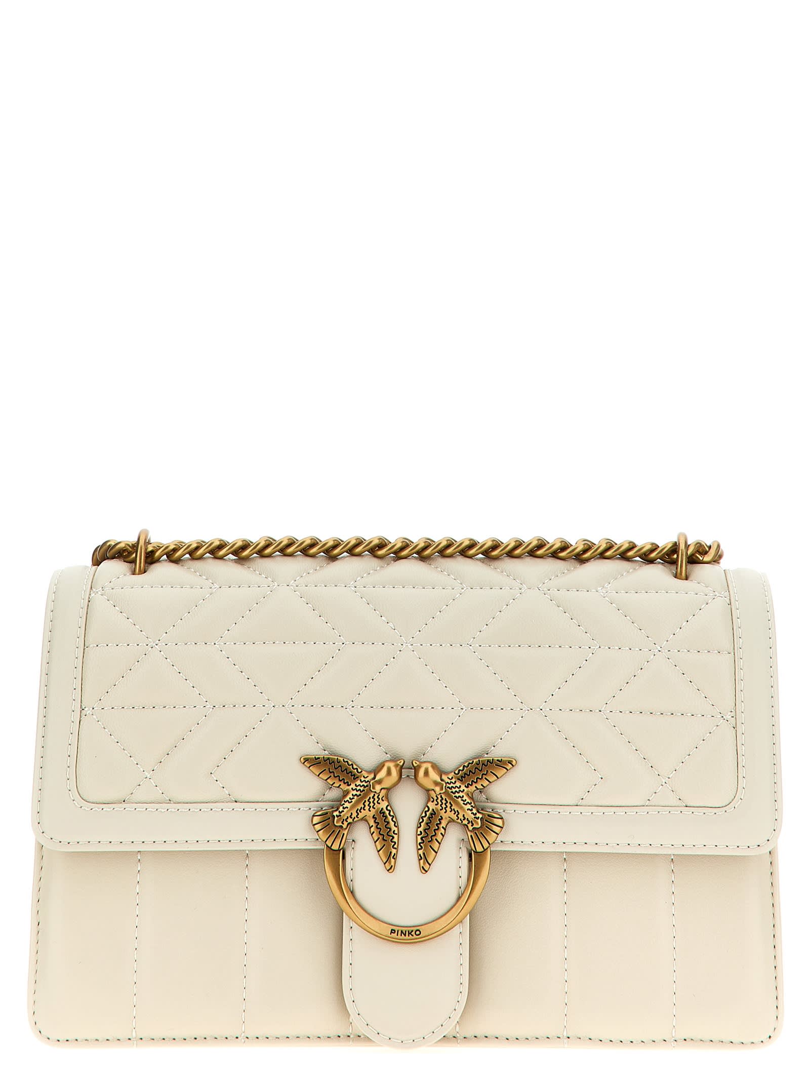 PINKO LOVE ONE CLASSIC SHOULDER BAG 