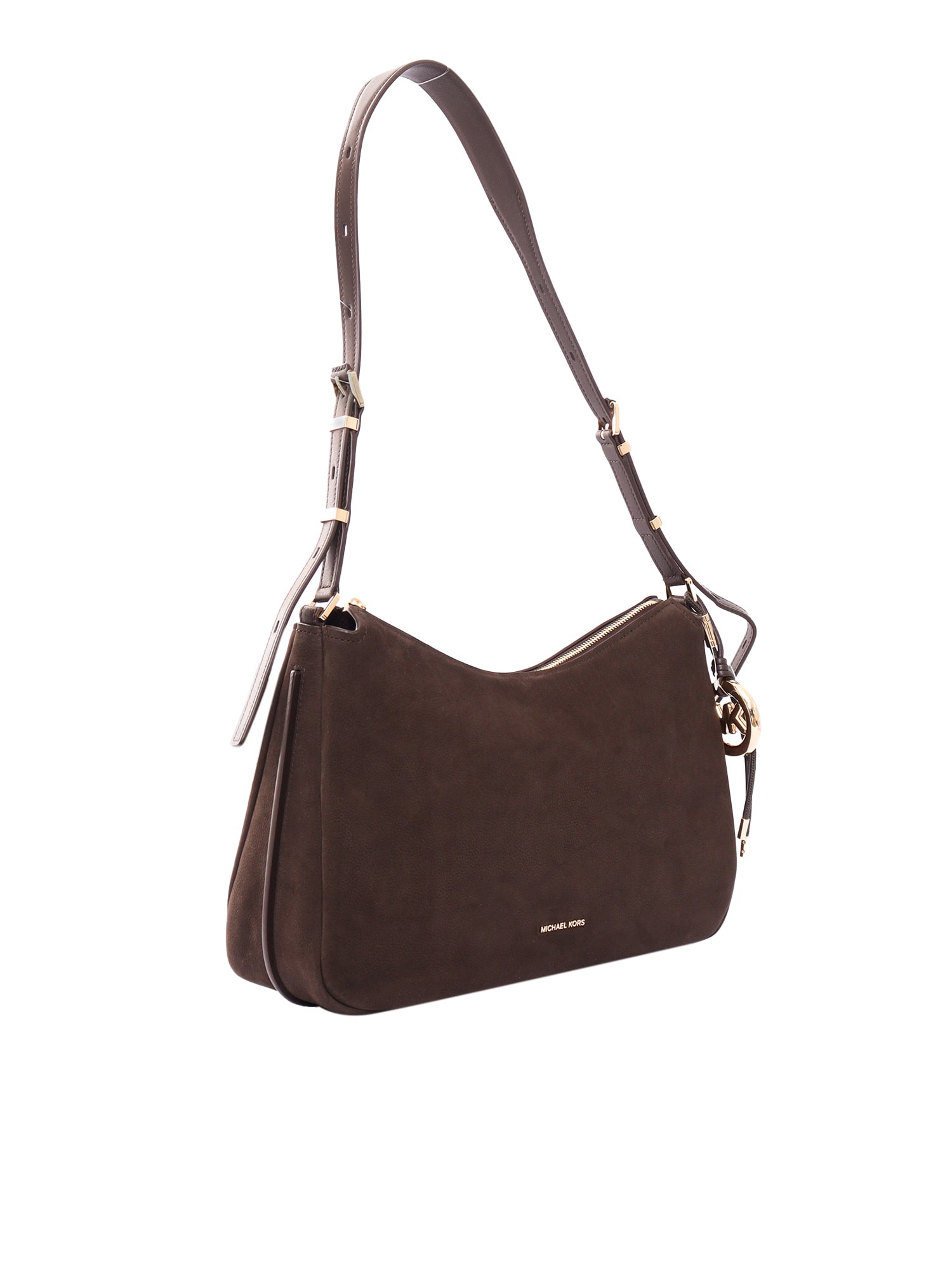 Michael Kors Md Tz Conv Shoulder Bag In Brown