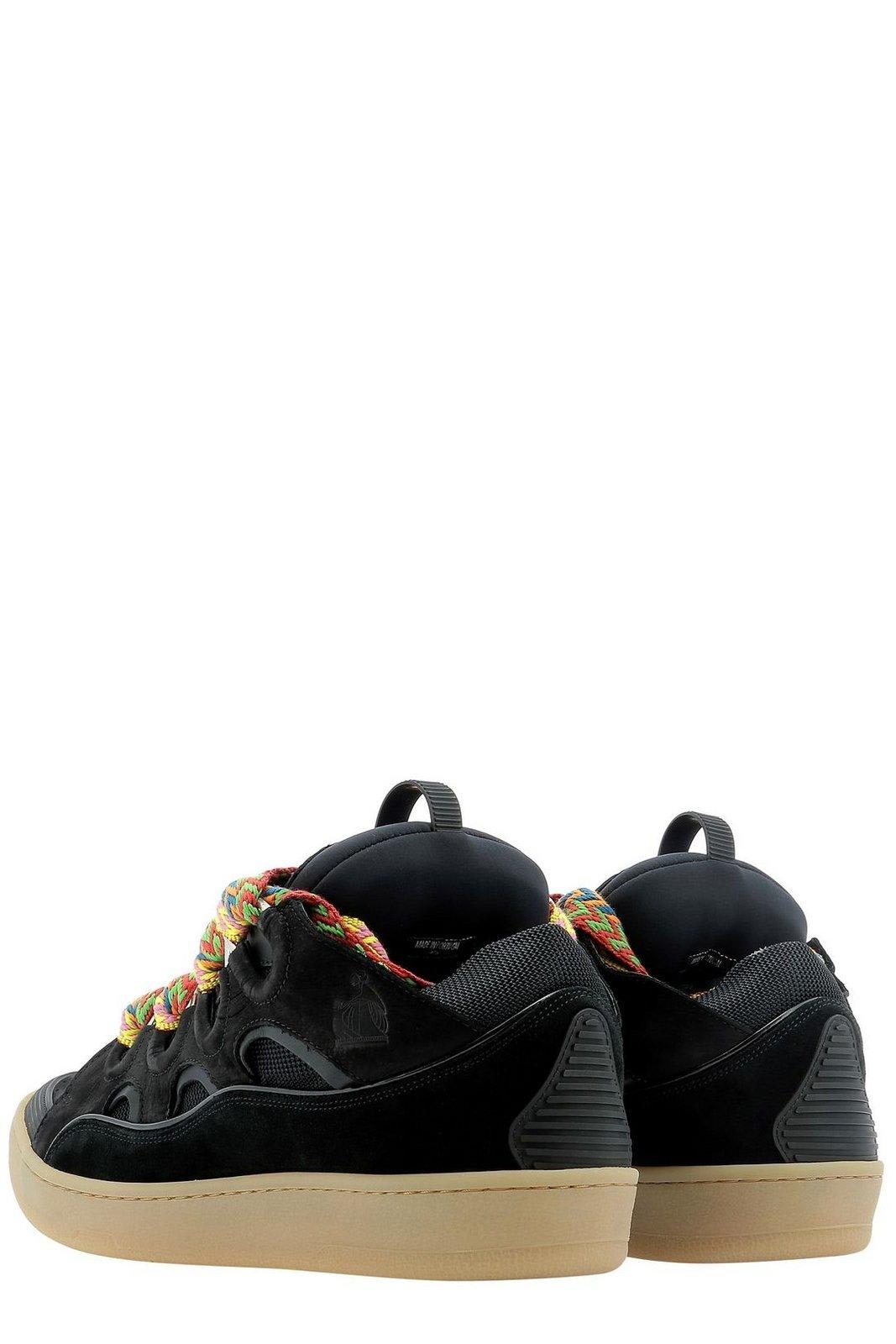 Shop Lanvin Chunky Low-top Sneakers In Black