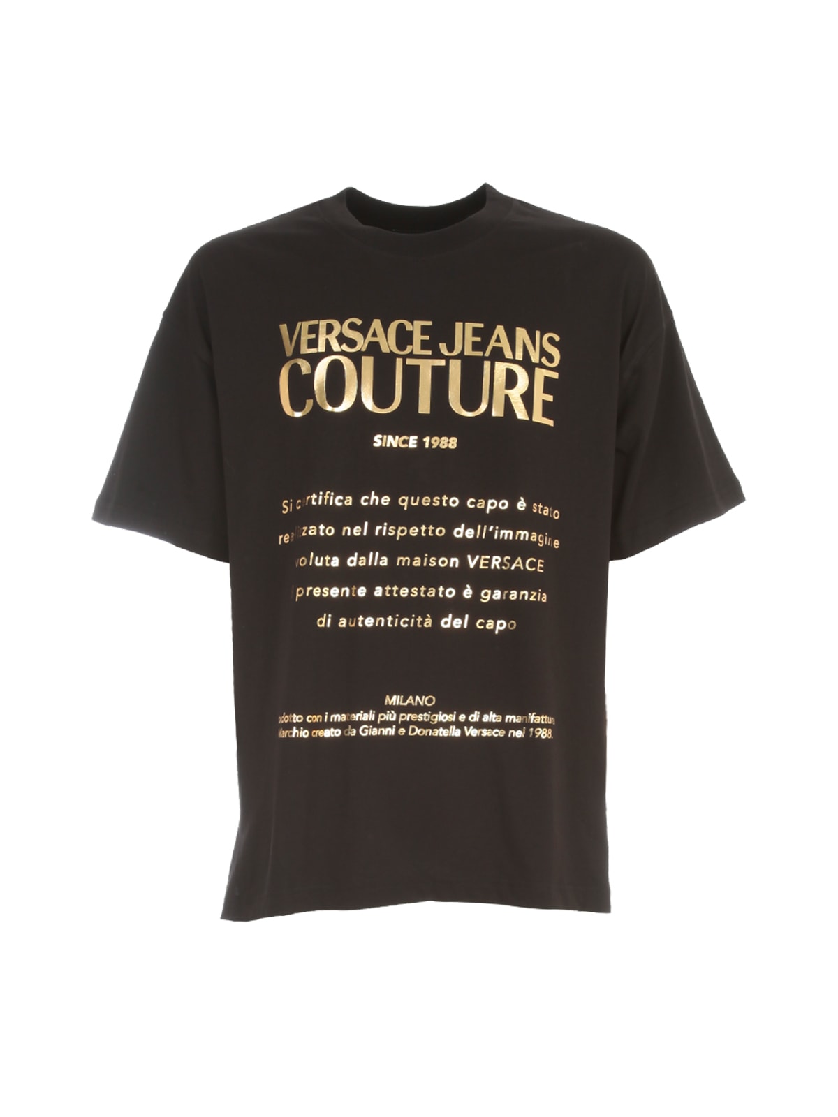 Versace Jeans Couture Over Gazanzia Foil Jersey T-shirt