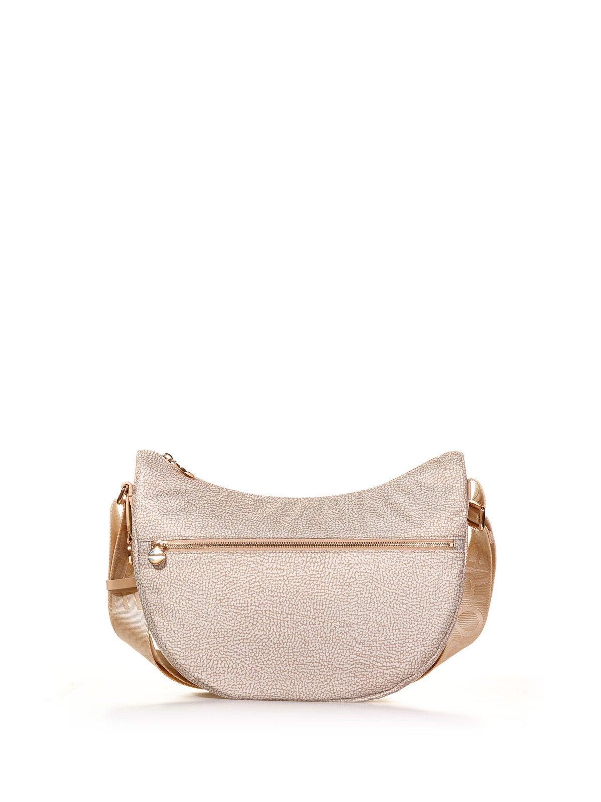 Zipped Medium Shoulder Bag