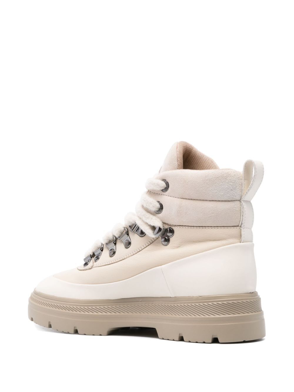 Shop Woolrich Hiking Boot Gum In Cream