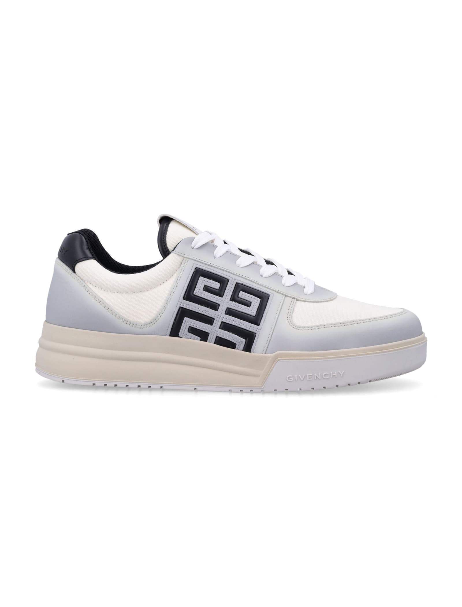 Shop Givenchy G4 Low-top Sneakers In White Black