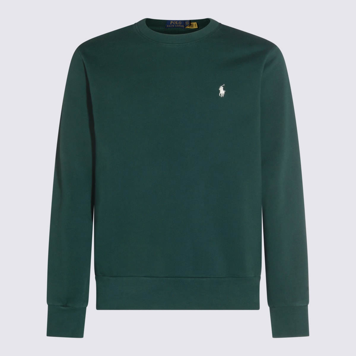 Dark Green Cotton Sweatshirt