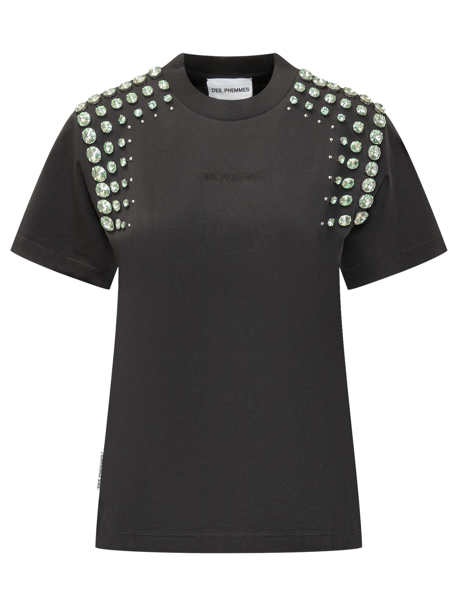 Des Phemmes T-shirt With Rhinestones