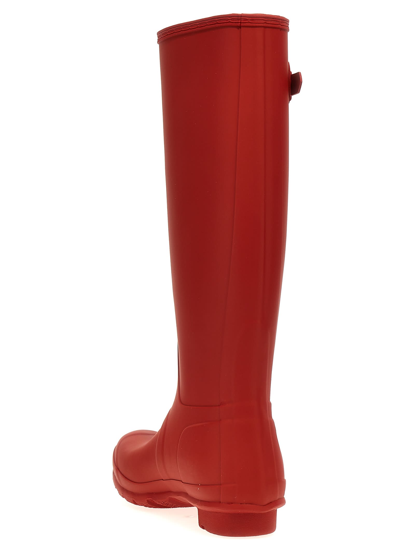 Shop Kenzo X Hunter Wellington Boots In Red
