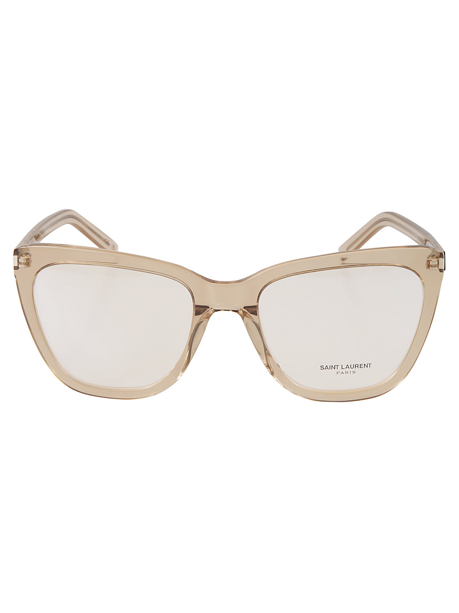 Shop Saint Laurent Sl 548 Slim Frame In Brown