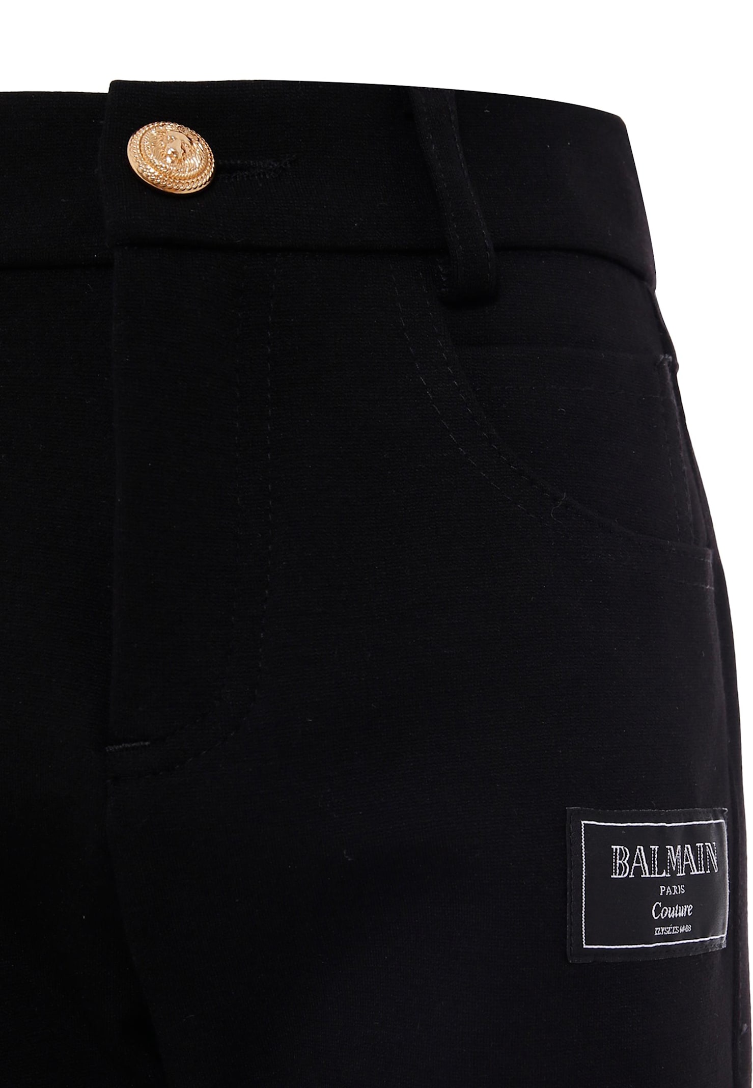 Balmain Black Trousers For Boy With Logo In Black