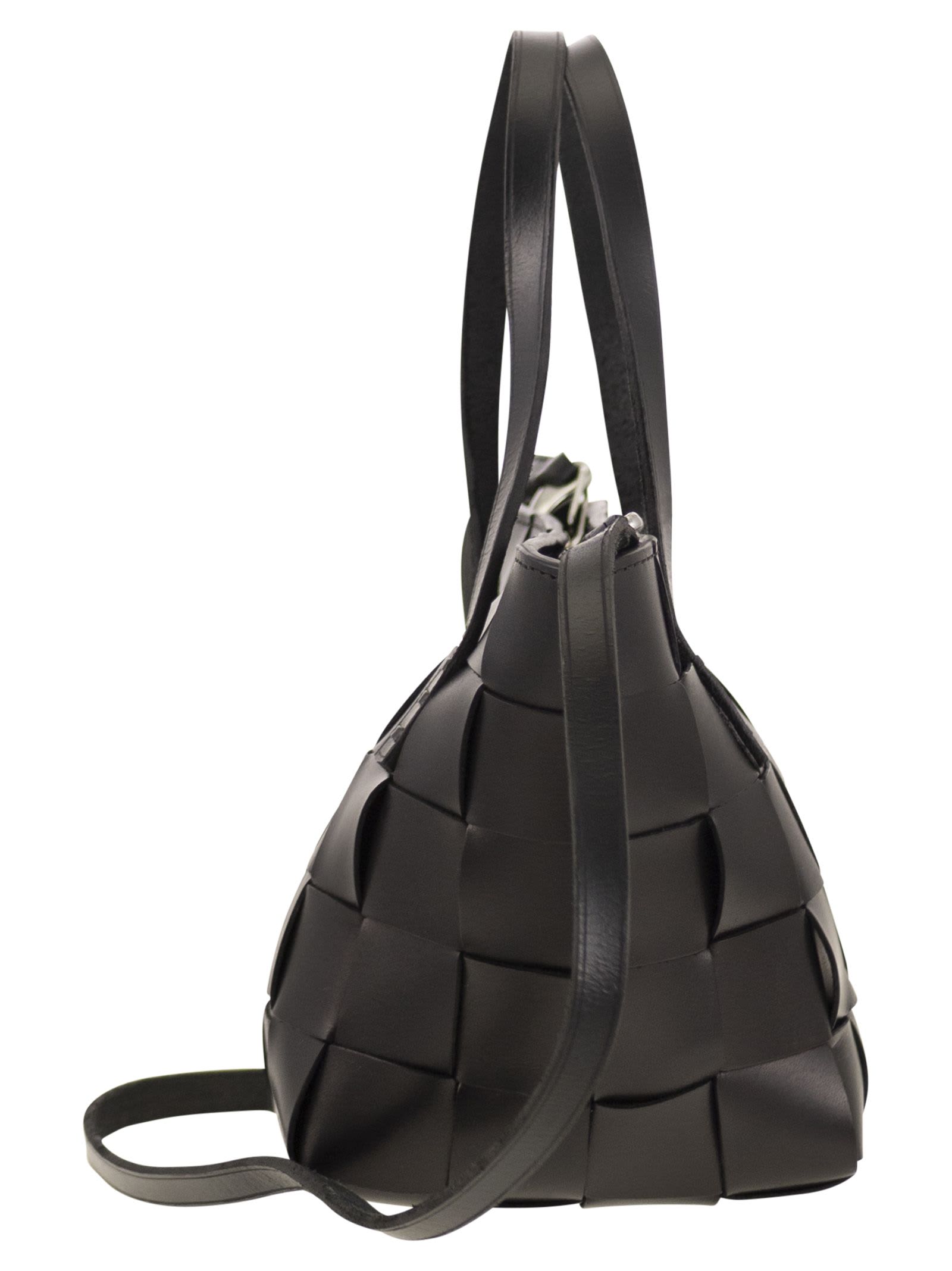 Dragon Diffusion Japan Mini Shoulder Bag In Black Leather In Black