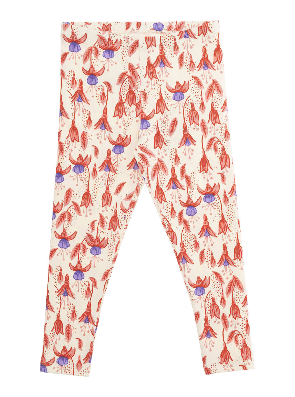 Mini Rodini Aop Leggings In Red