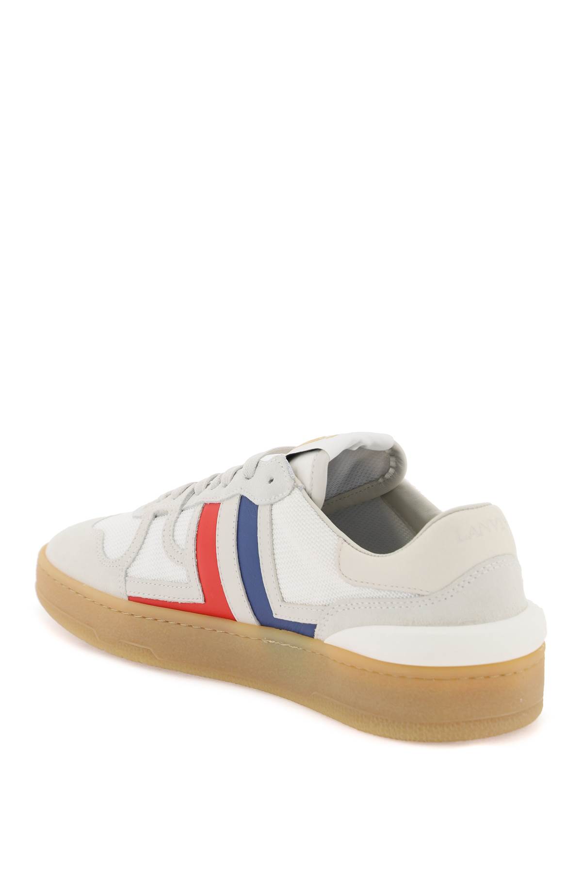 Shop Lanvin Clay Sneakers In White/multicolour