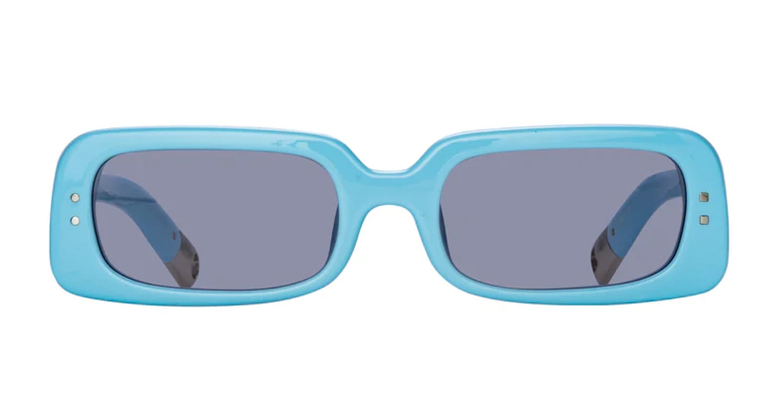 Jacquemus Azzurro - Light Blue Sunglasses In Azzuro Light Blue Silver