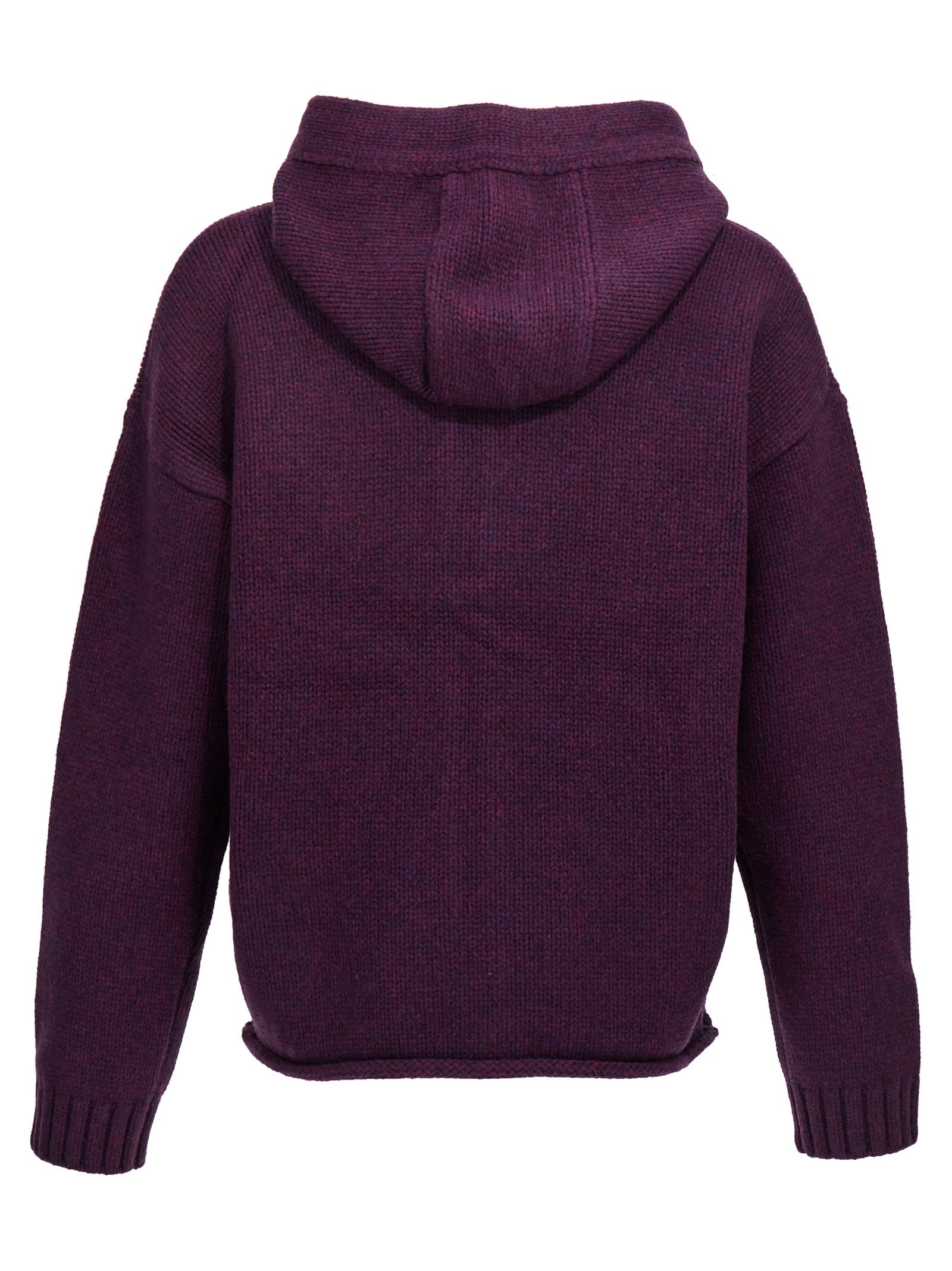 Shop Jw Anderson Anchor Jwa Hoodie In Purple