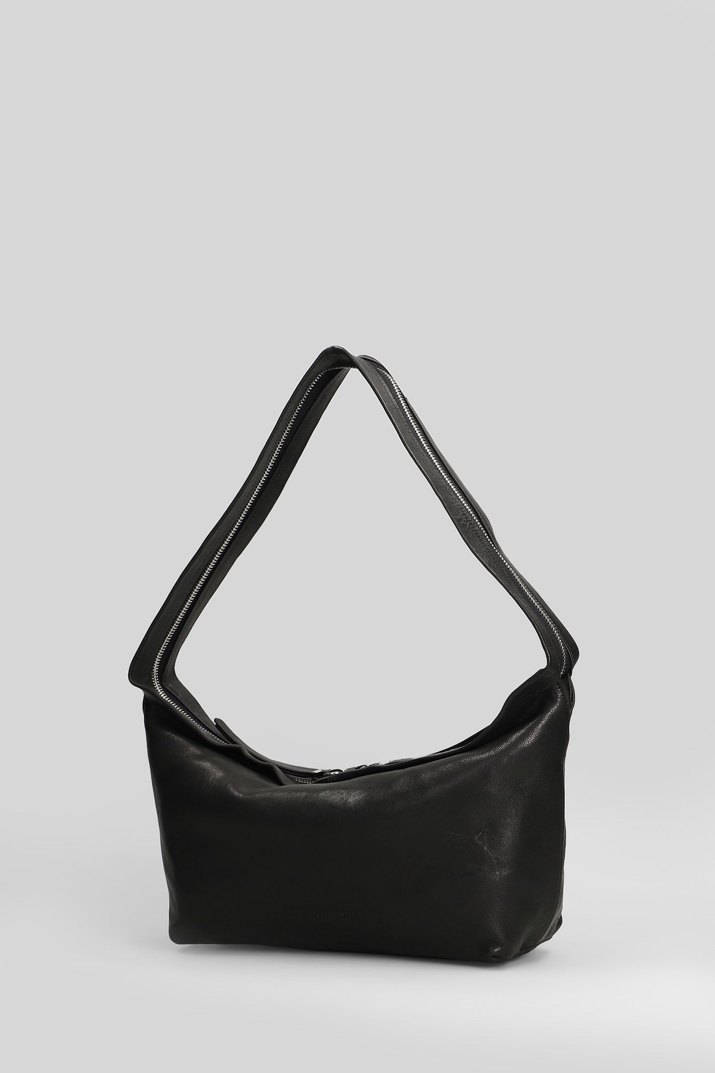Ann Demeulemeester Lusi Shoulder Bag In Black Leather In Black
