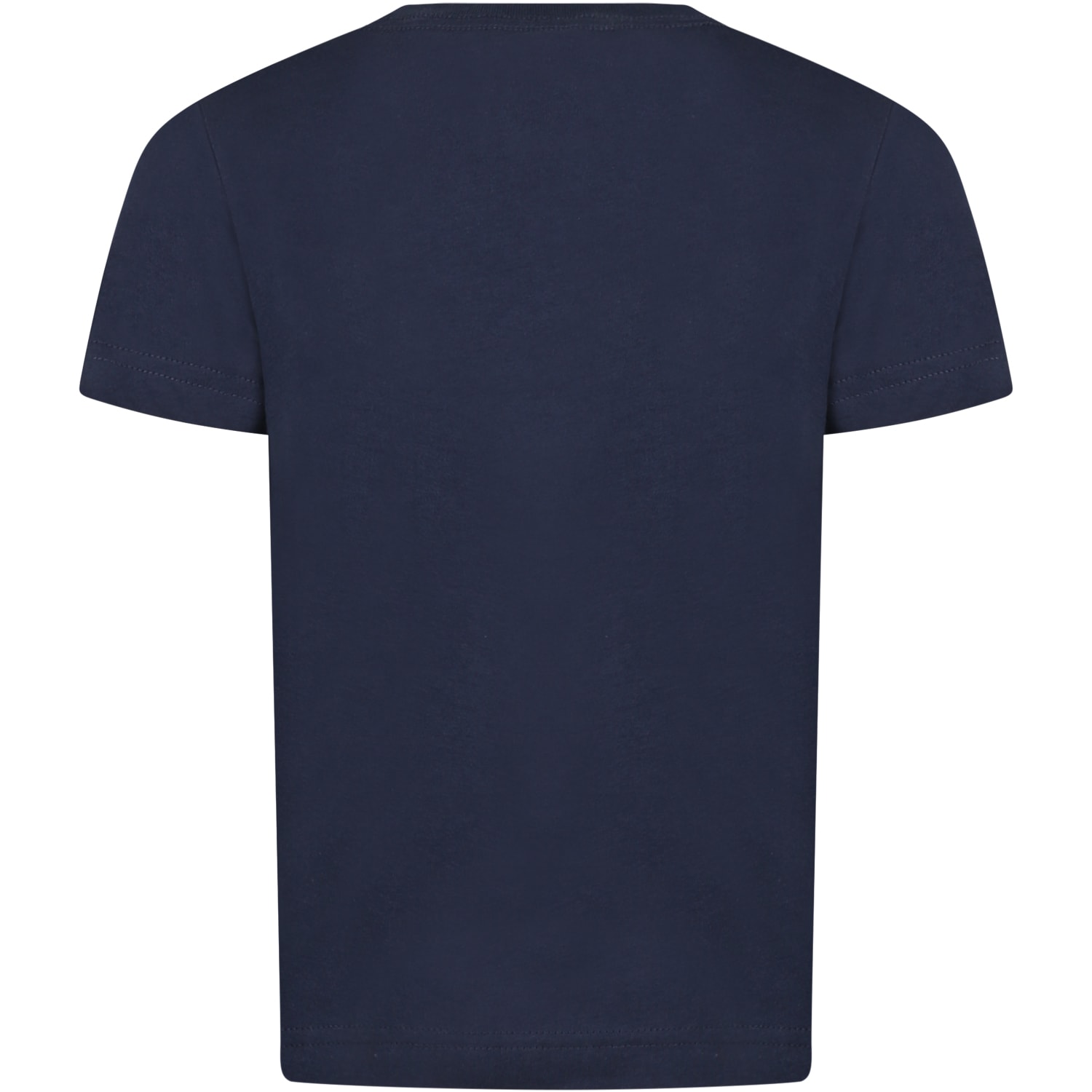 Levi's Blue T-shirt For Boy With Logo Patch In Blue
