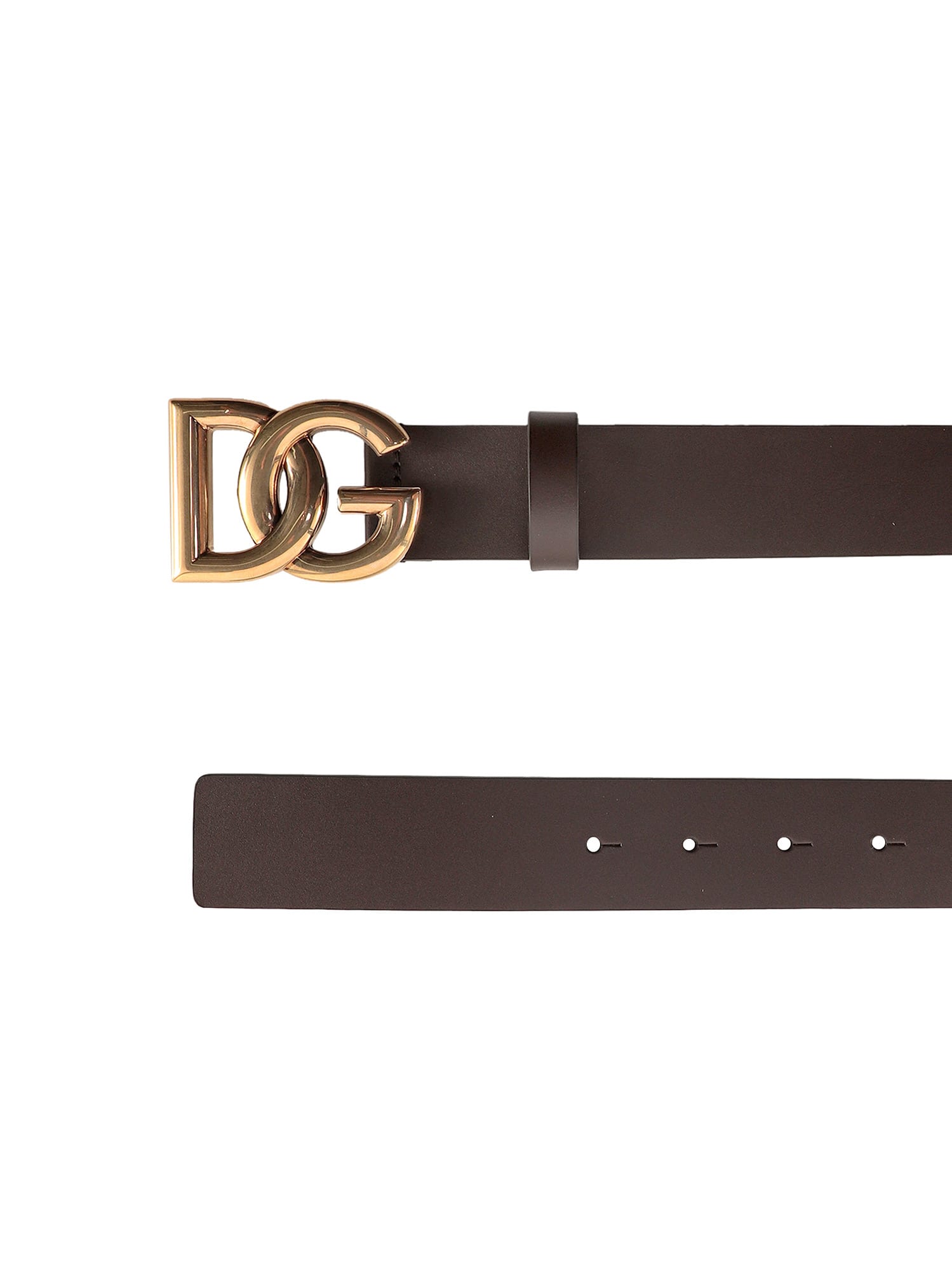 Shop Dolce & Gabbana Belt In Brown