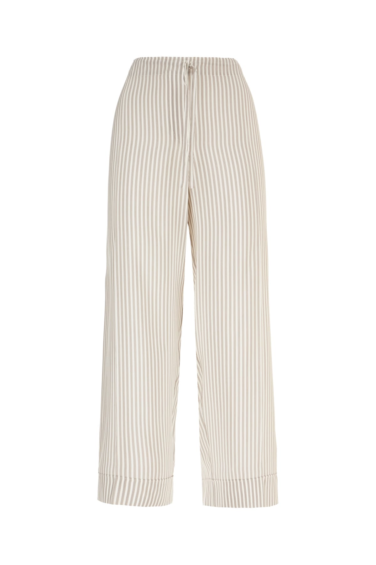 The Row Printed Silk Pants In Neutral
